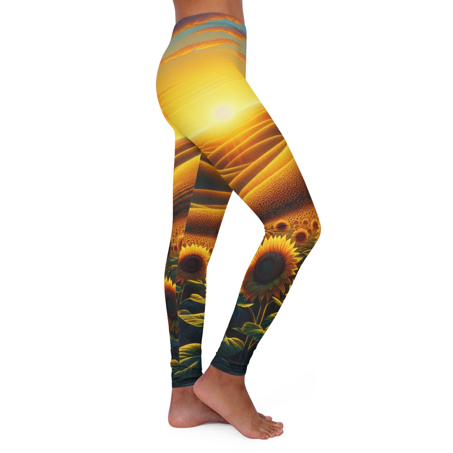 Amber Waves and Sunflower Blaze - Leggings