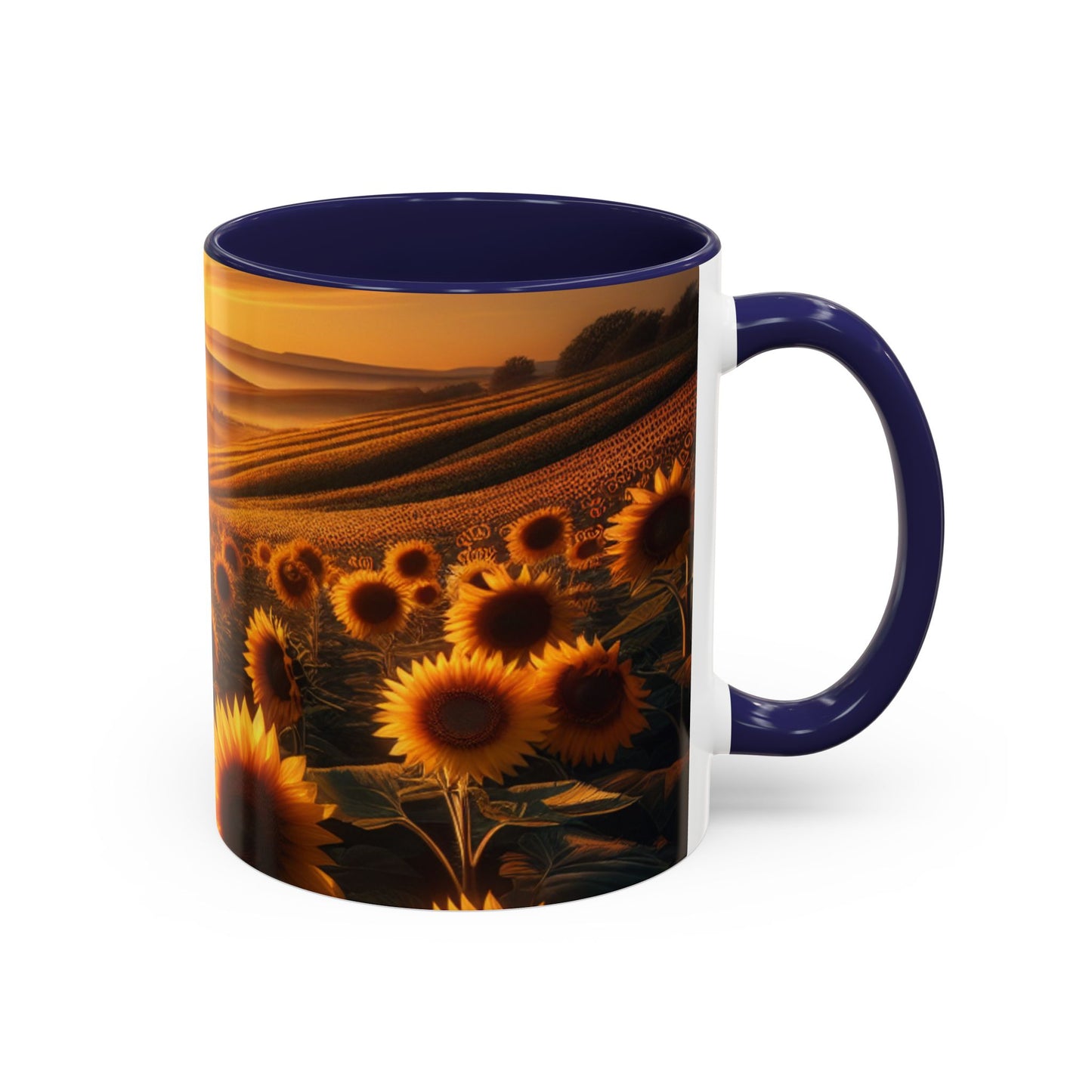 Golden Hour Sunflower Bliss - Mugs