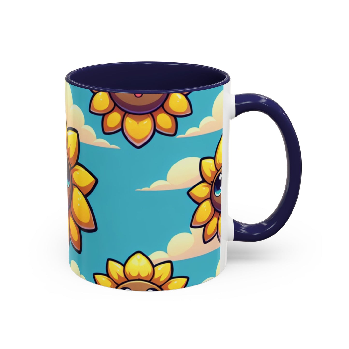 Sunny Smiles Skyward Pattern - Mugs