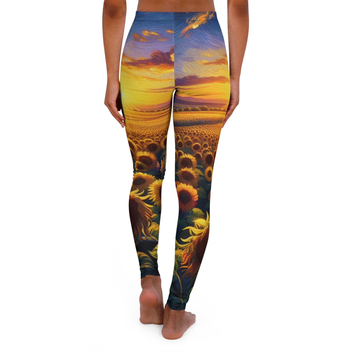 Sunset Serenade in Sunflower Valley - Leggings