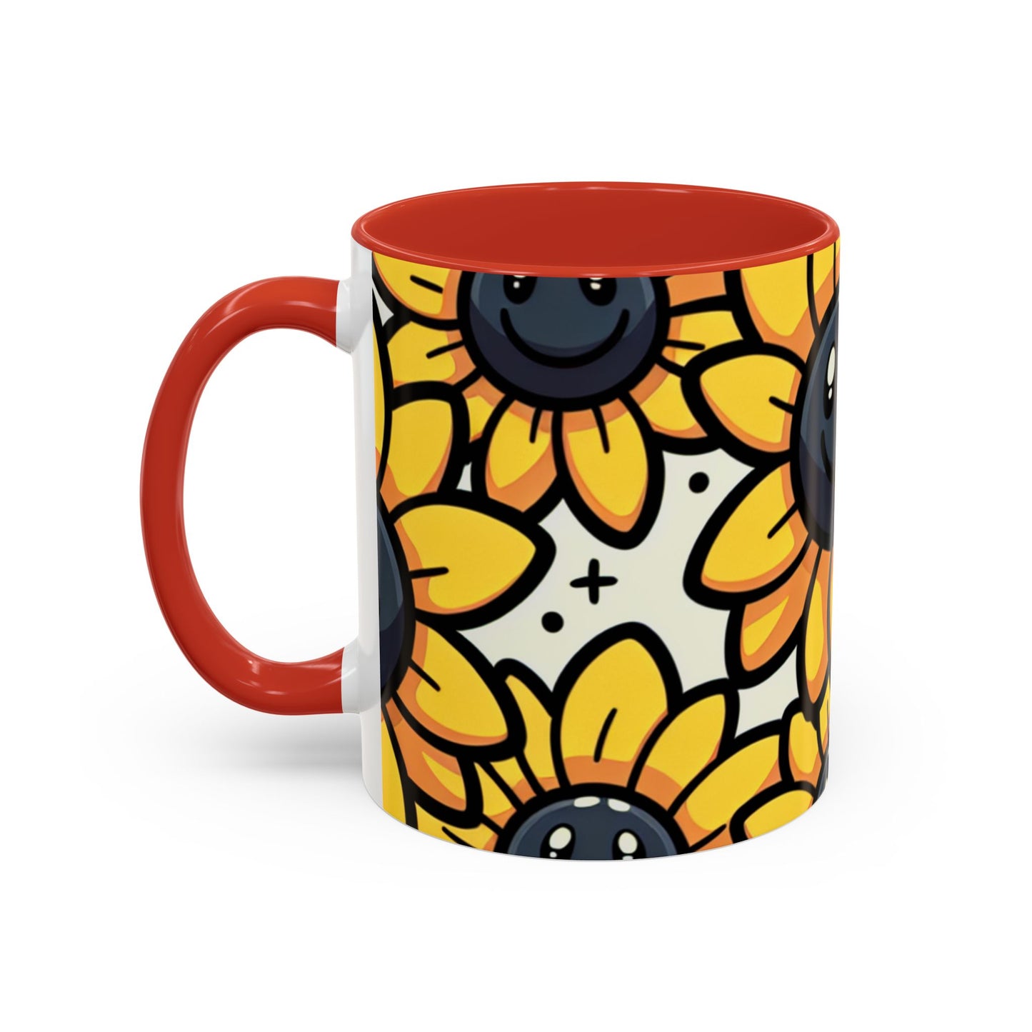 Sunshine Smiles Blossom Pattern - Mugs