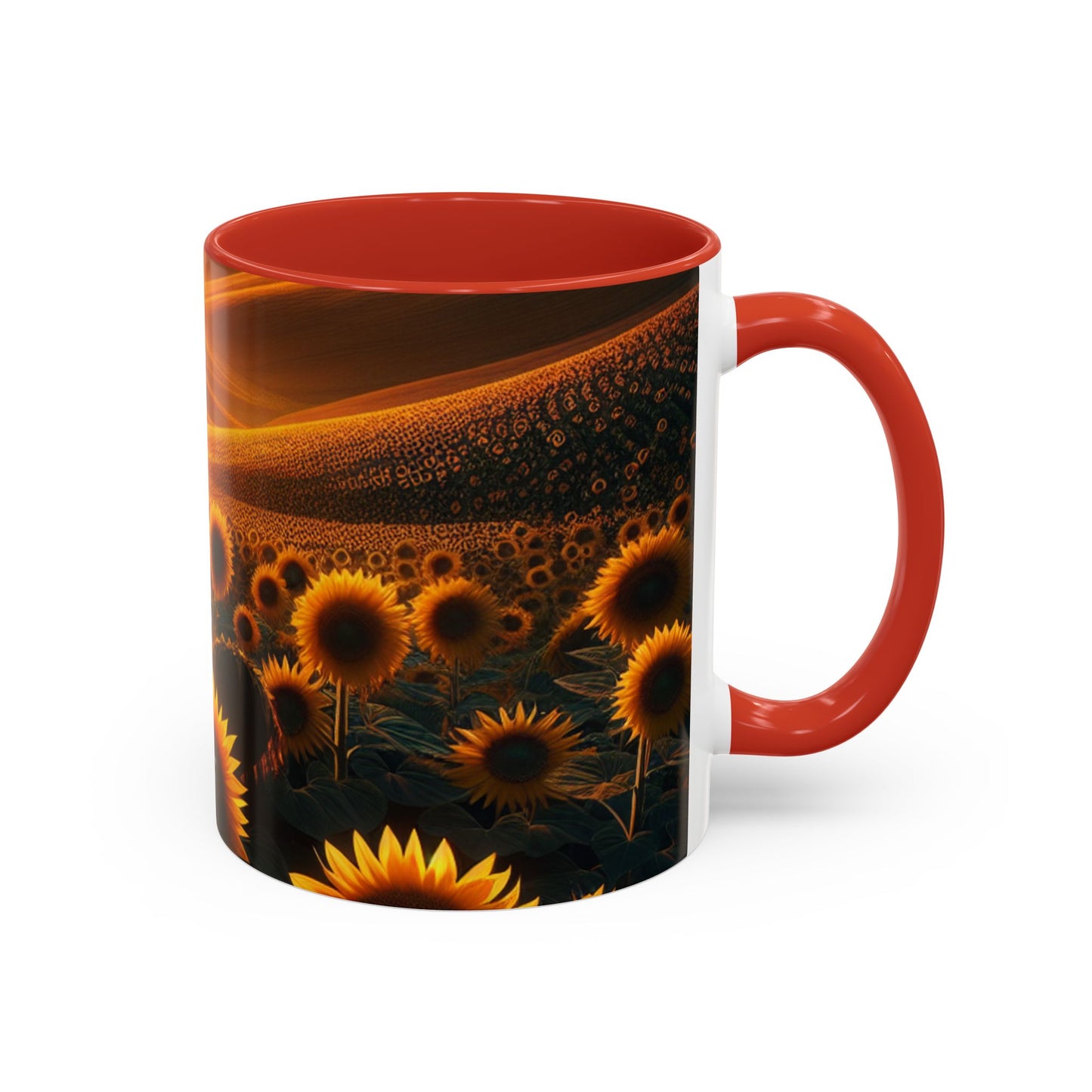 Amber Waves Sunflower Horizon - Mugs