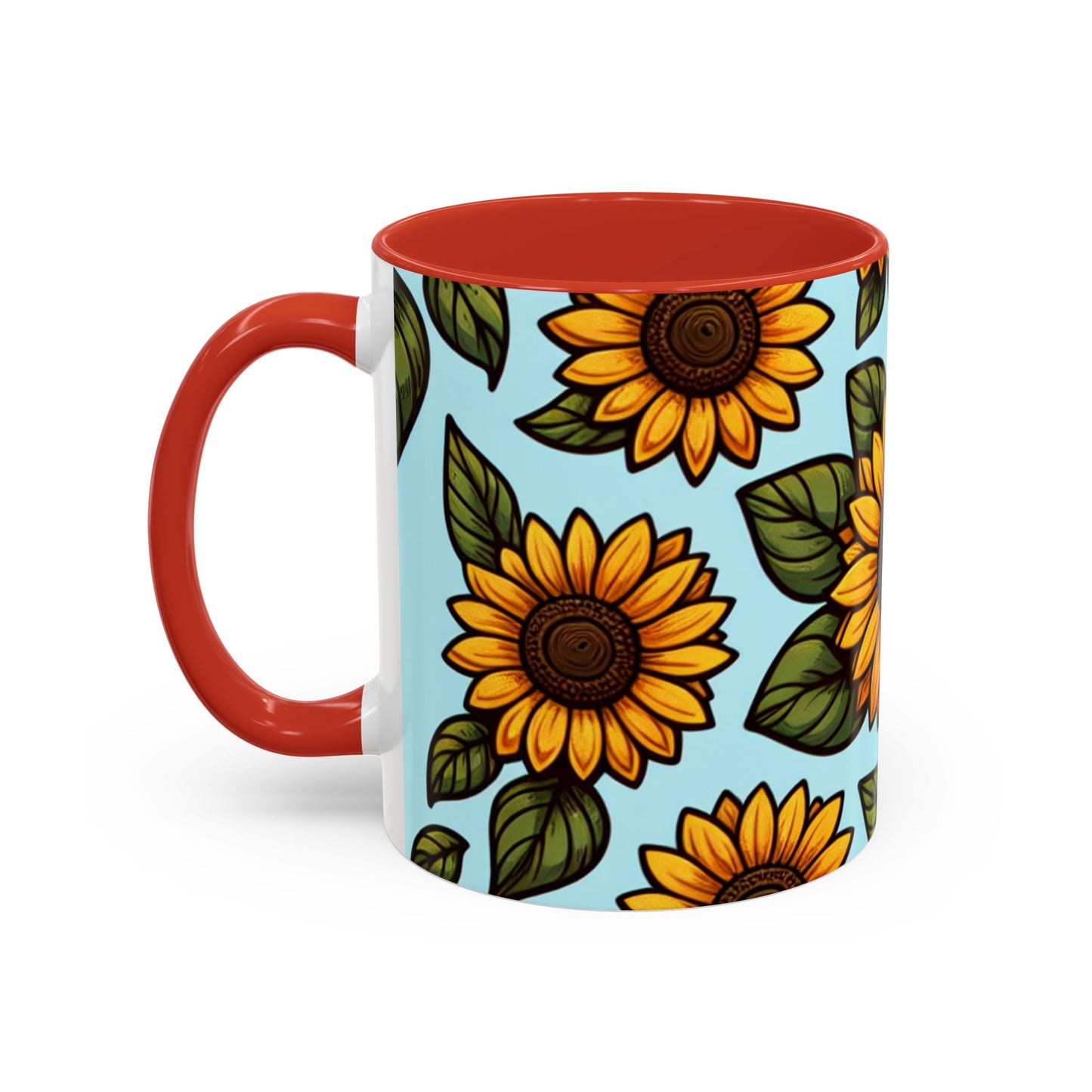 Sunshine Meadow Sunflower Array - Mugs