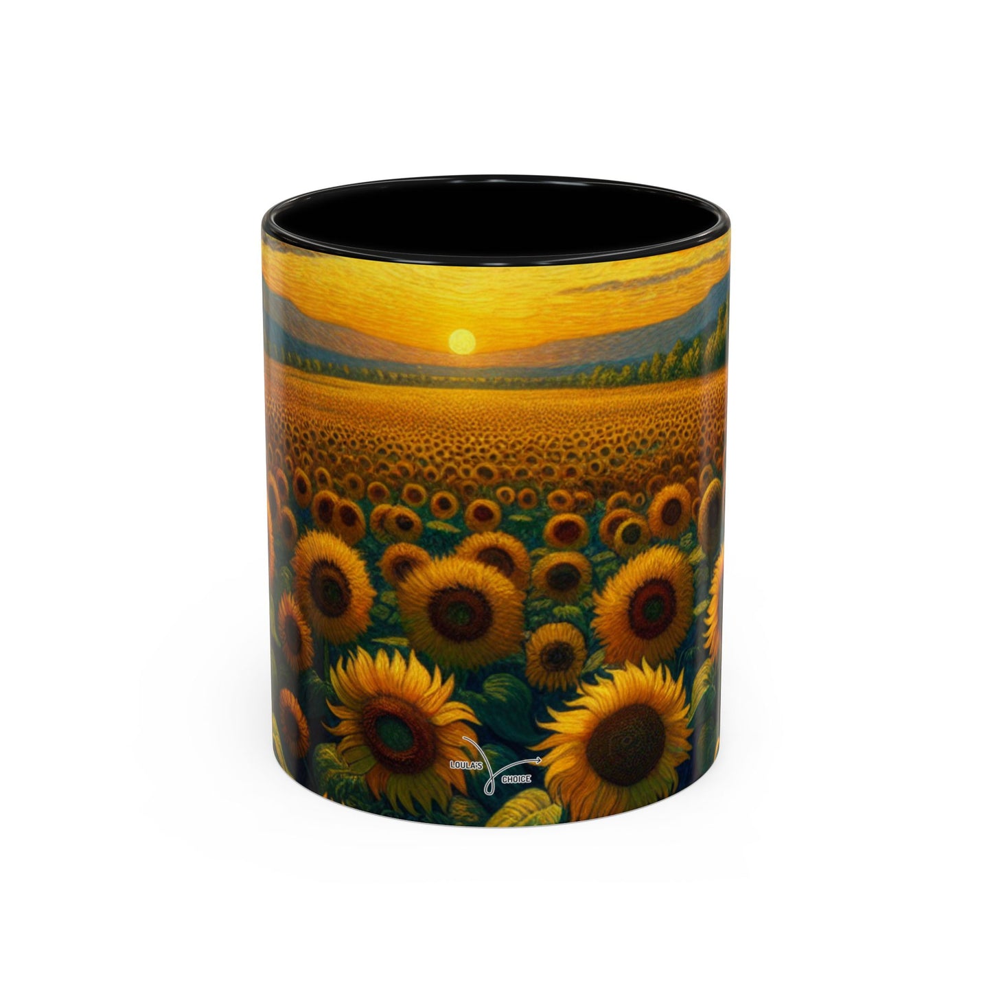 Sunset Sonata Sunflower Field - Mugs
