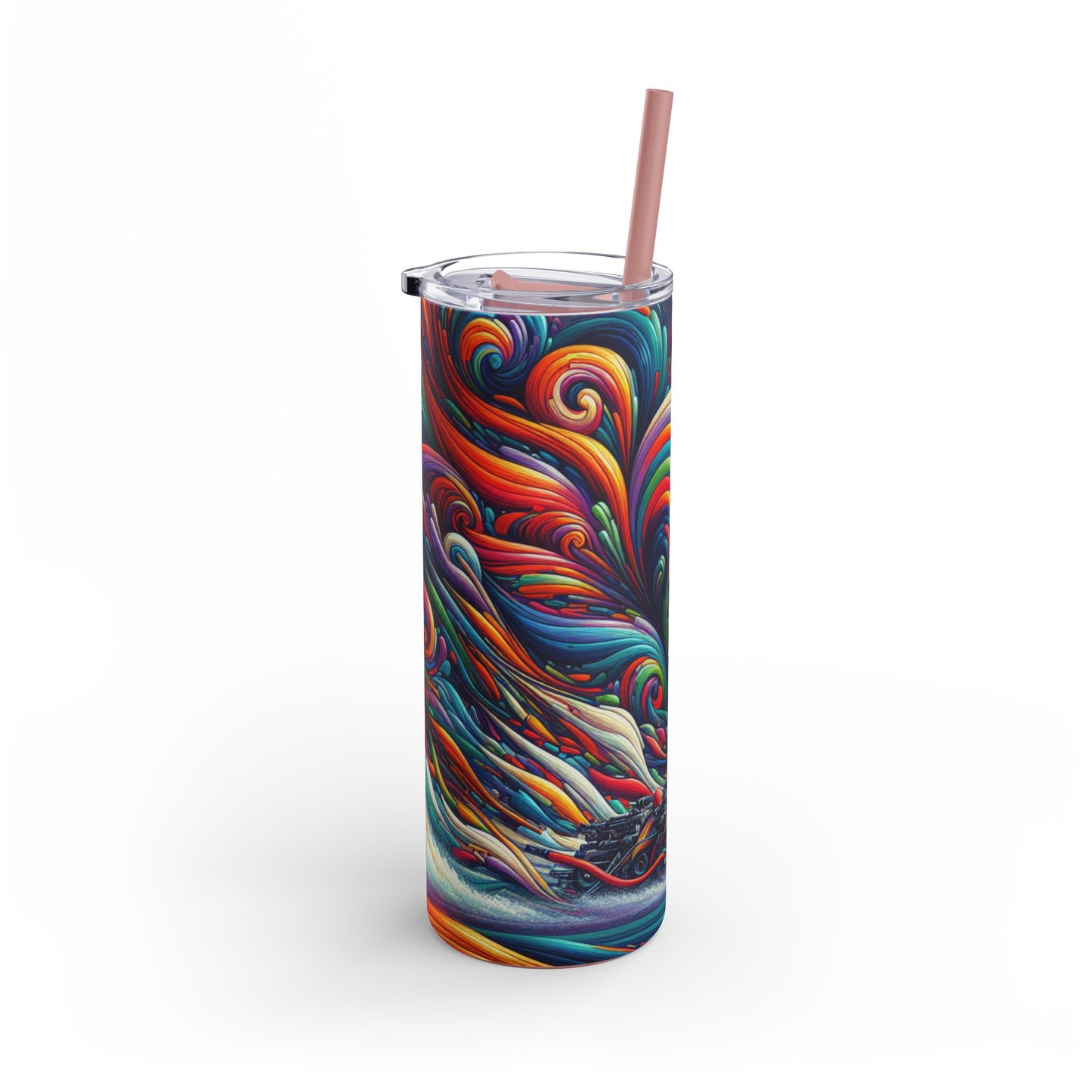 Dynamic Waves of Color - Tumblers