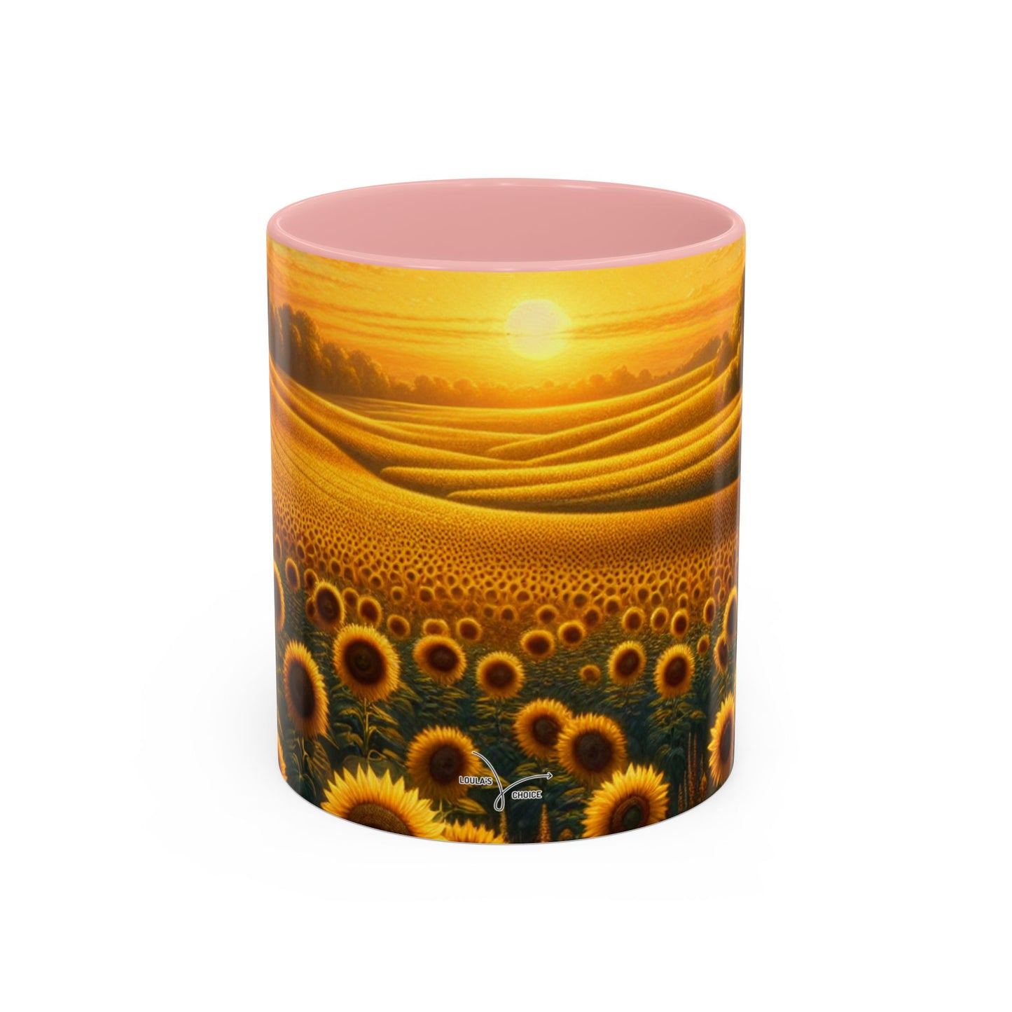 Sunset Sunflower Serenade Pattern - Mugs