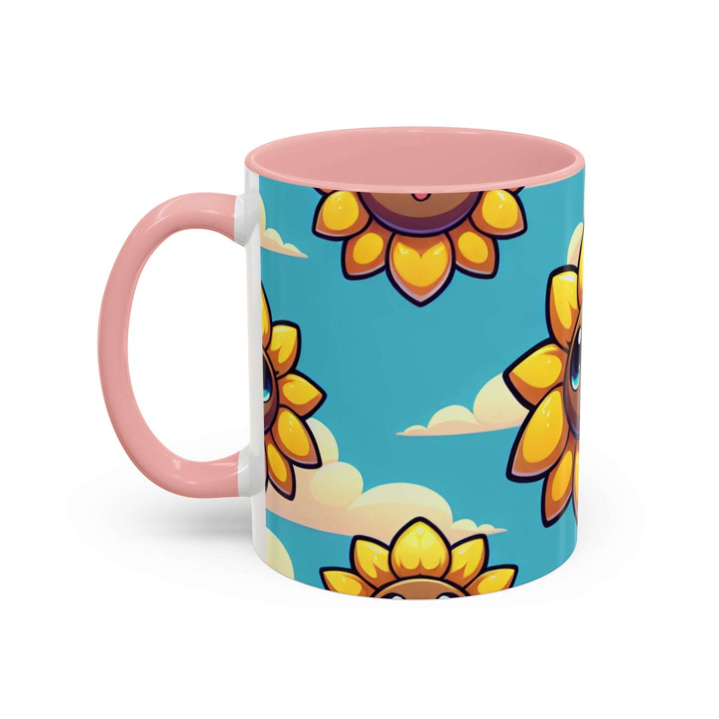 Sunny Smiles Skyward Pattern - Mugs