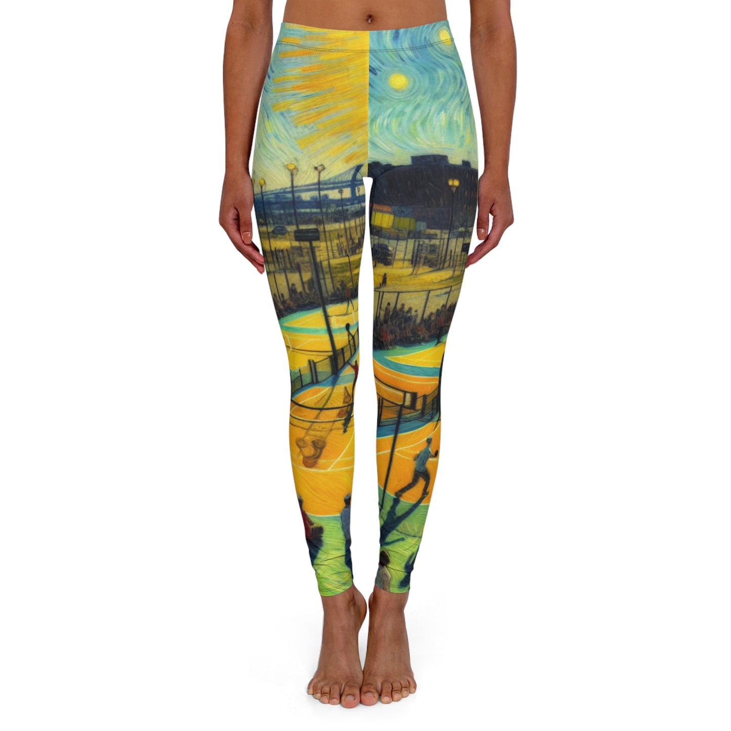 Starry Volleyball Evening - Leggings