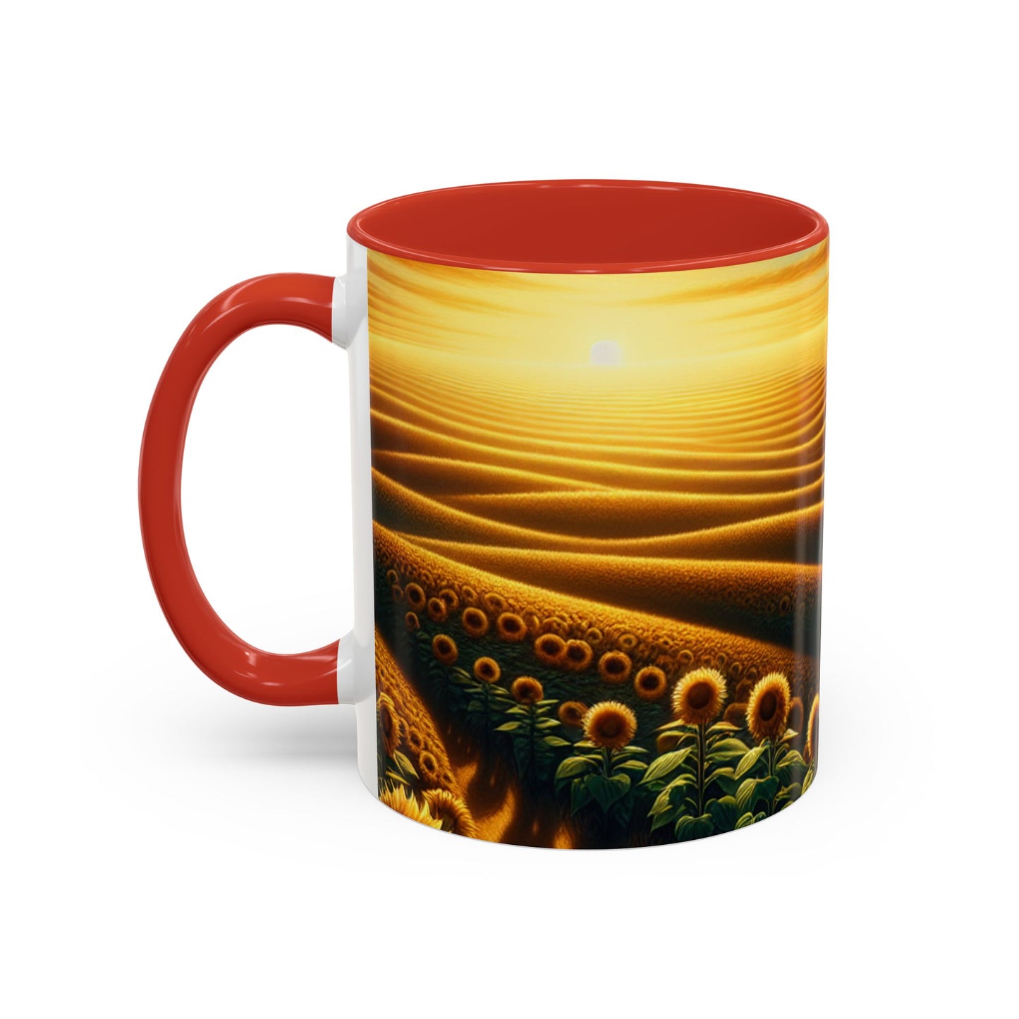 Amber Waves Sunflower Elegance - Mugs