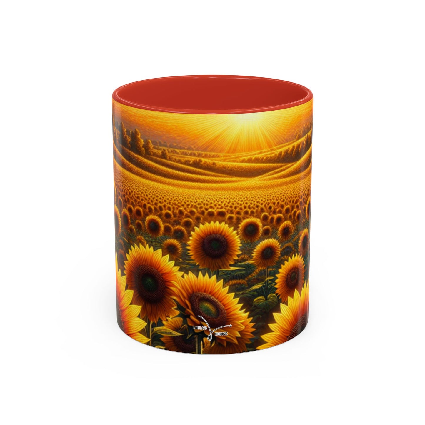 Amber Sunflower Serenade - Mugs