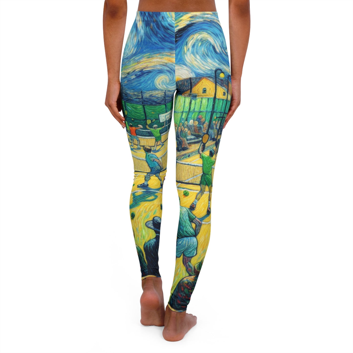 Starry Night Pickleball Match - Leggings