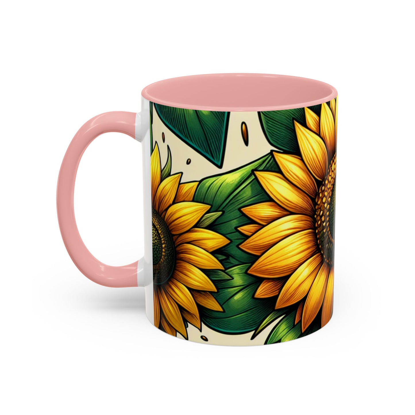 Golden Helianthus Array - Mugs