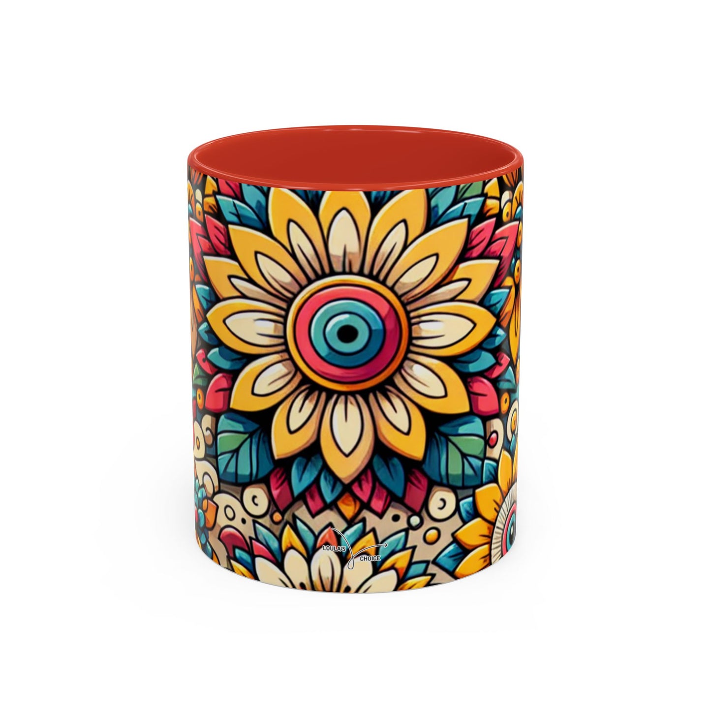 Floral Kaleidoscope Burst - Mugs