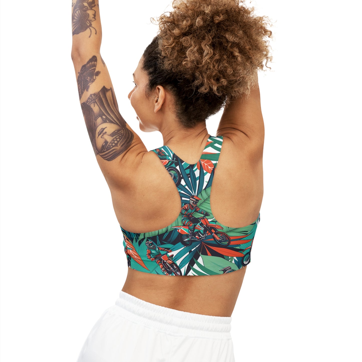 Tropical Trailblazer Motocross Mania - Sports Bra
