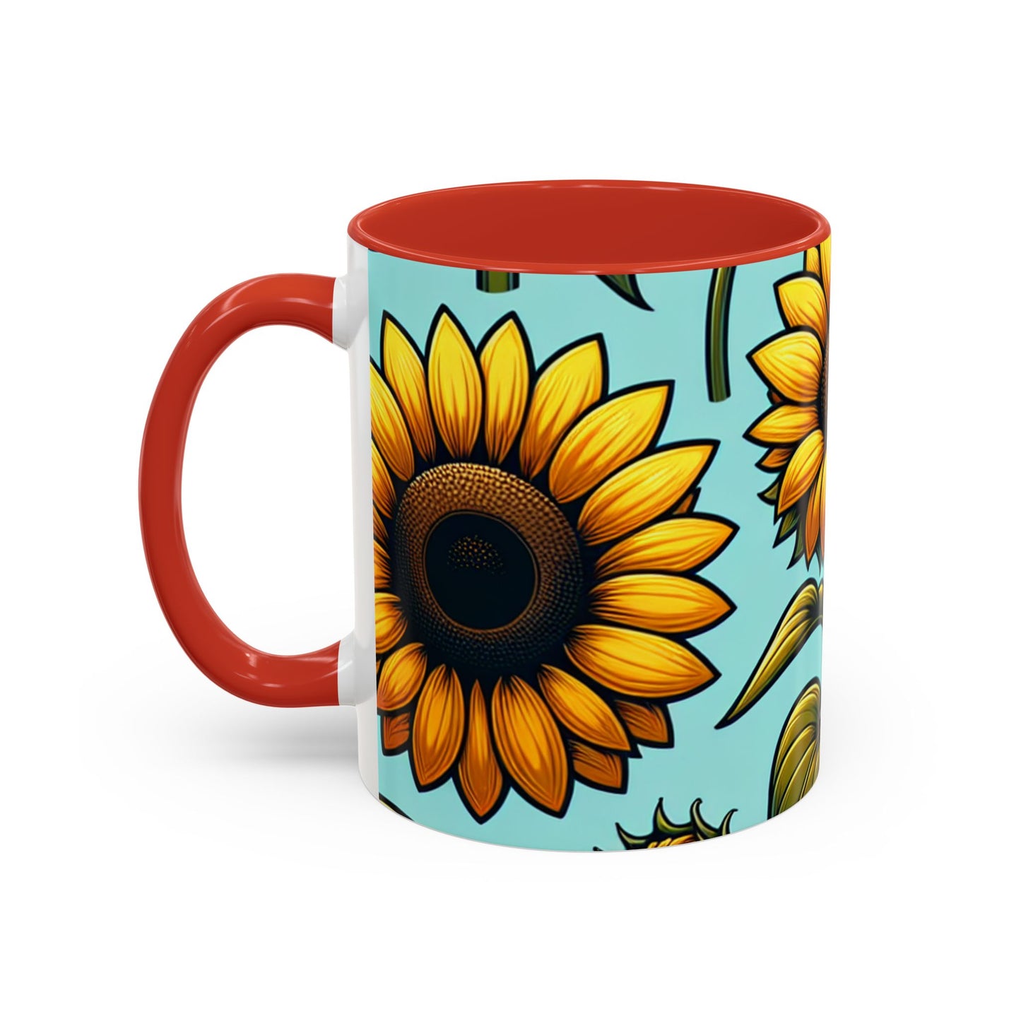 Sunny Splendor Sunflower Array - Mugs