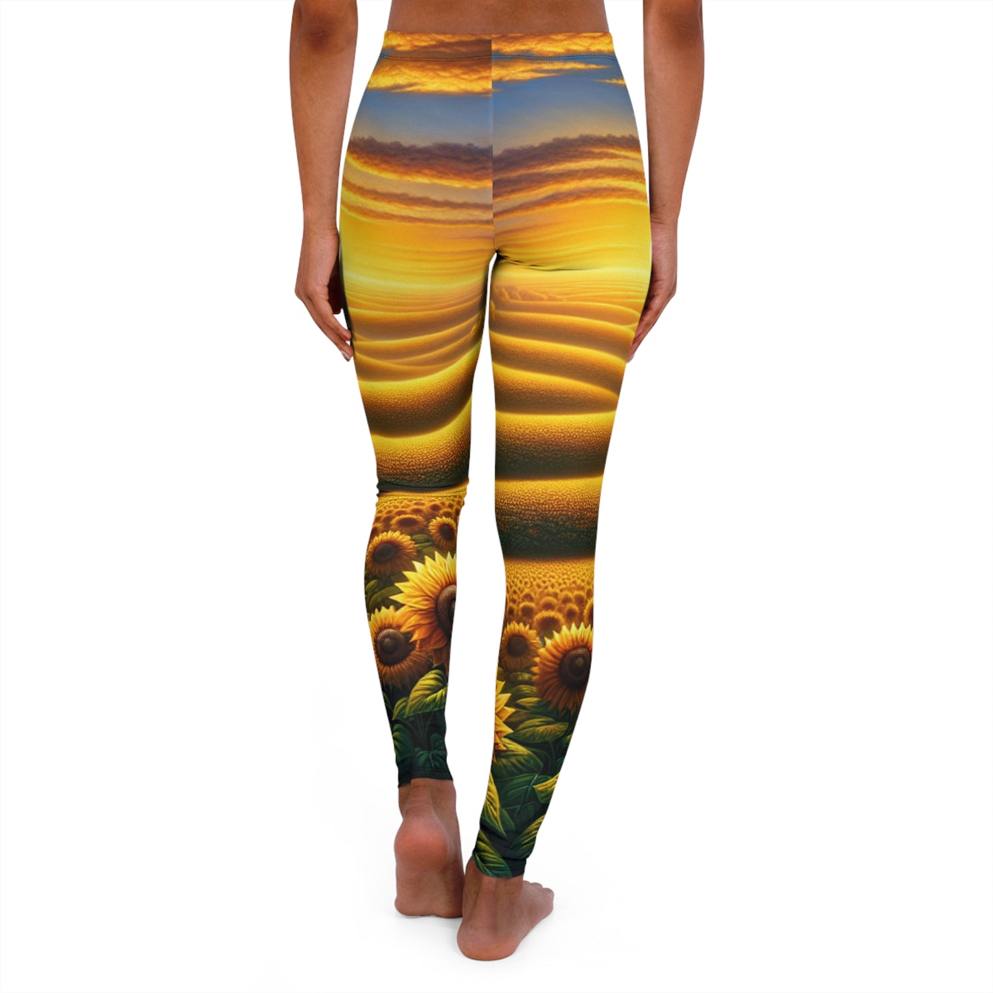 Amber Waves and Sunflower Serenade - Leggings