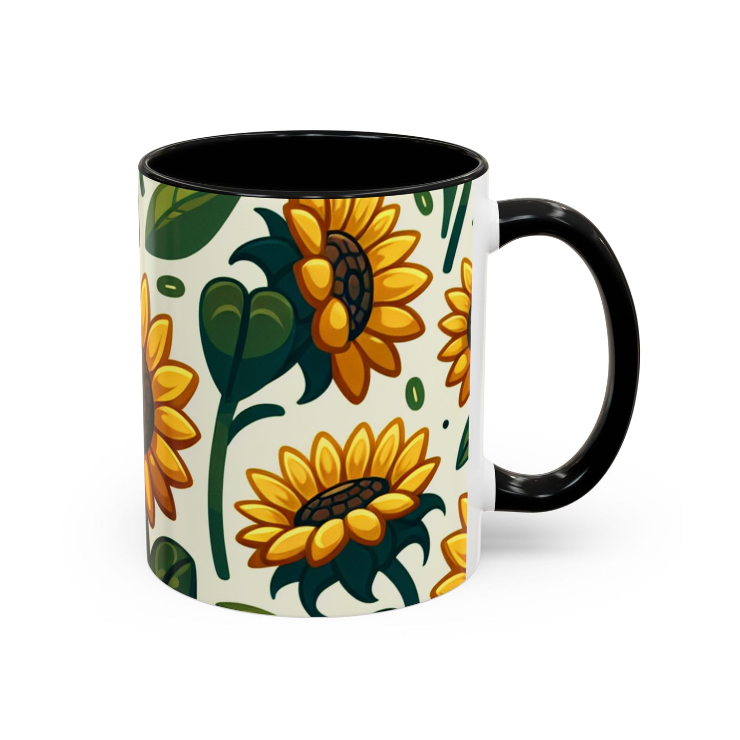 Sunny Meadow Sunflower Bliss Pattern - Mugs
