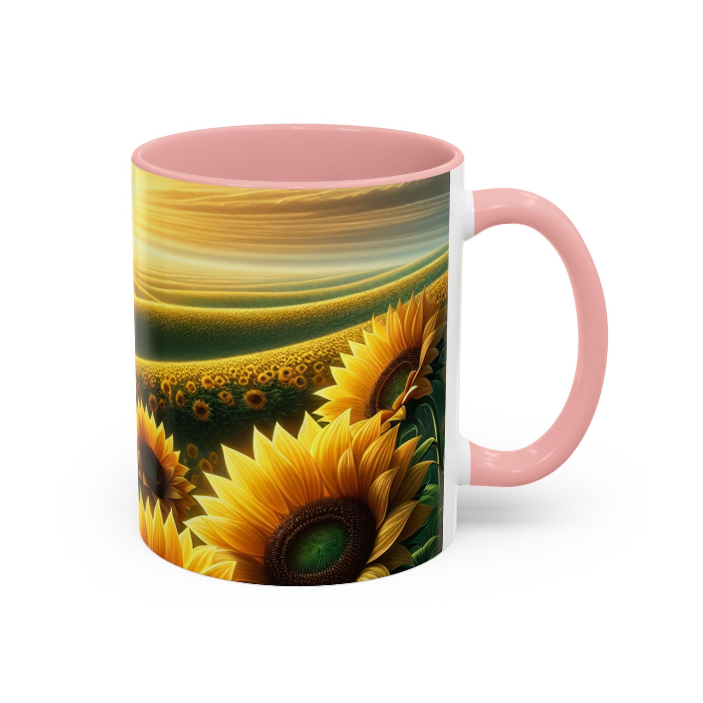 Sunset Sunflower Serenade - Mugs