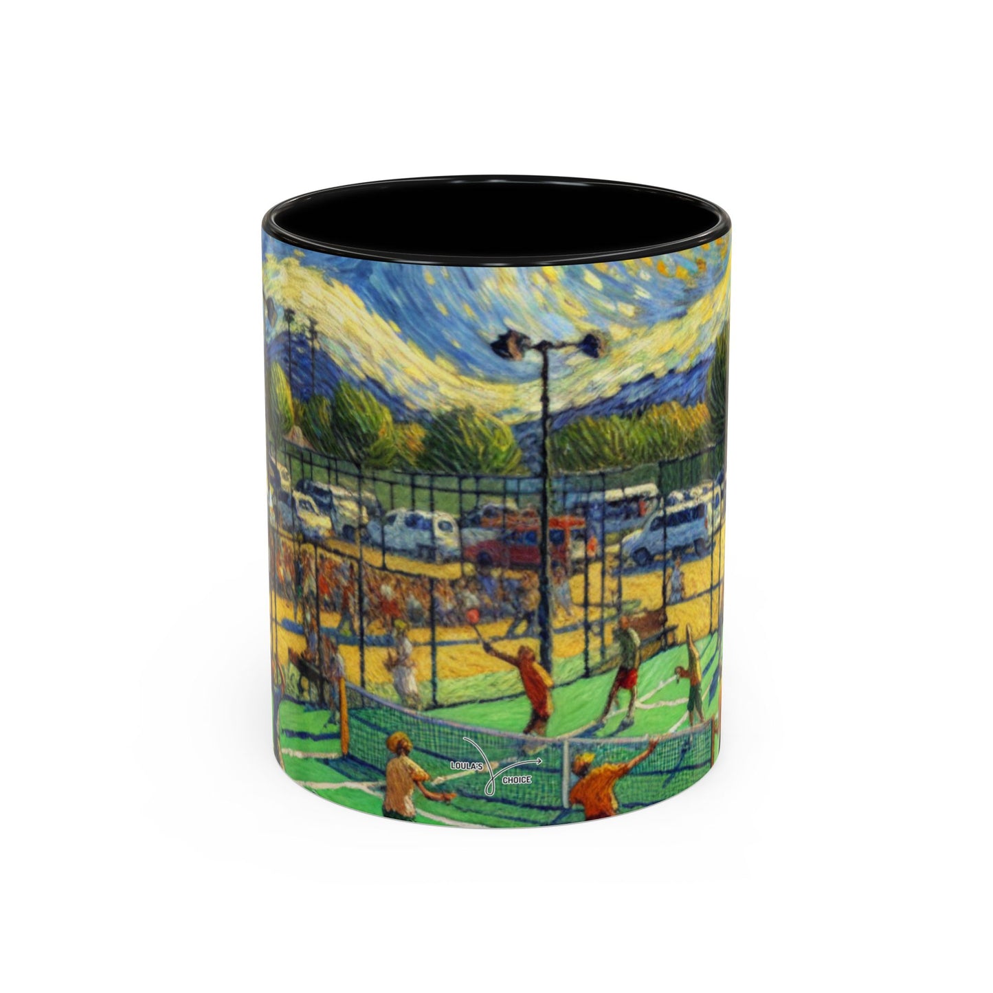 Starry Pickleball Dreamscape Pattern - Mugs