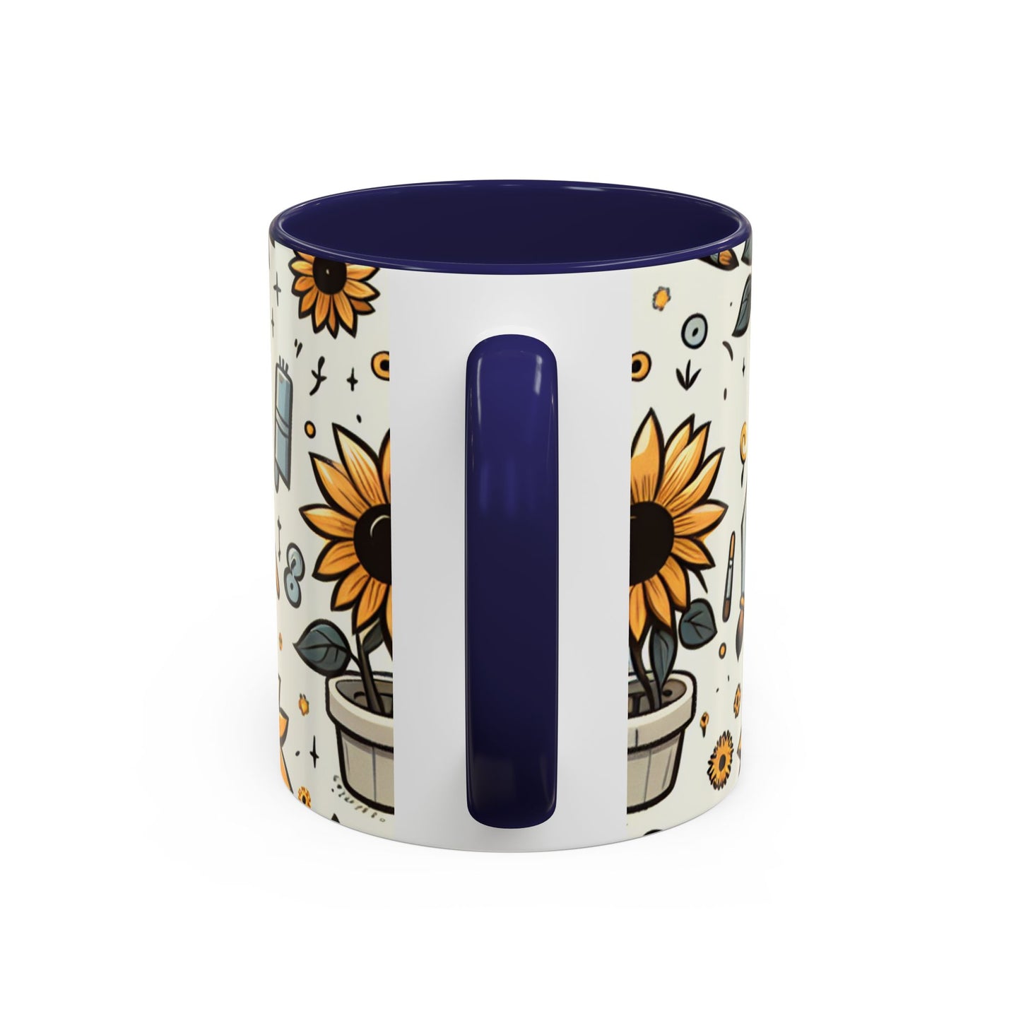 Sunflower Artistry Essence Pattern - Mugs