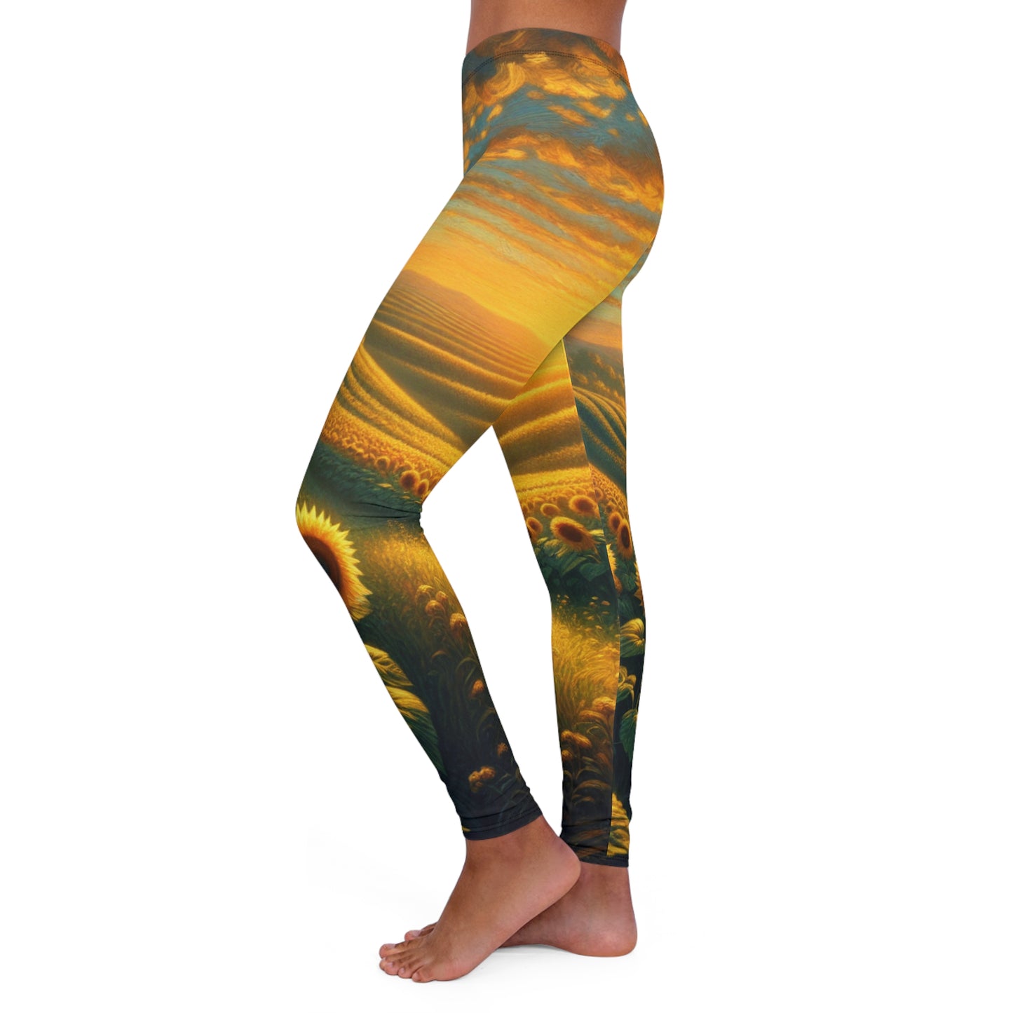 Amber Sunrise Serenade - Leggings