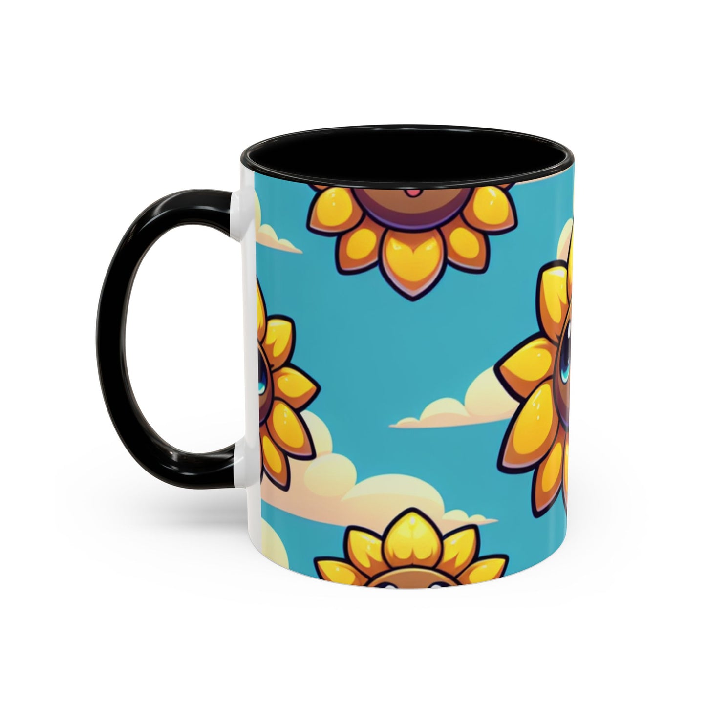 Sunny Smiles Skyward Pattern - Mugs