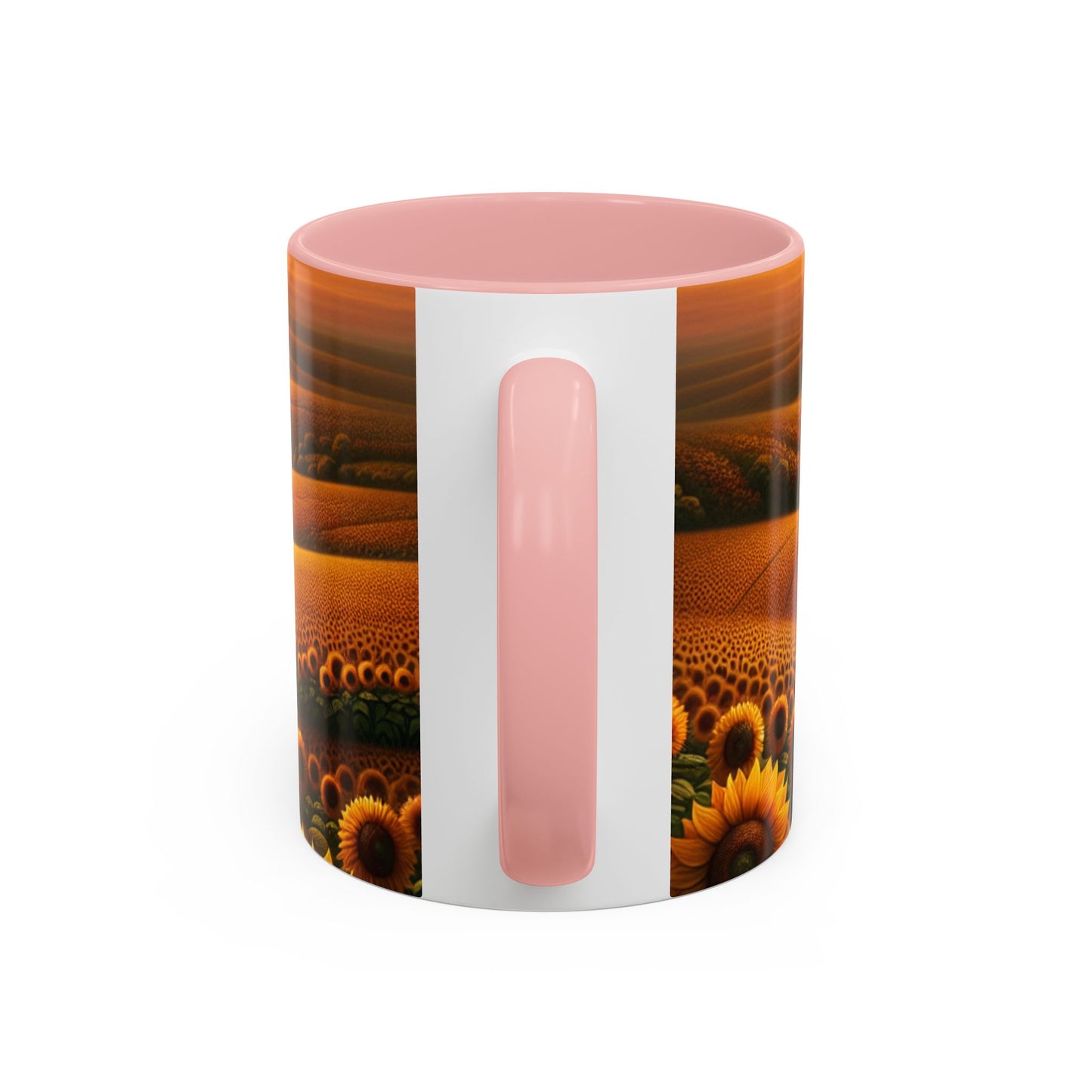 Amber Horizon Sunflower Waves - Mugs