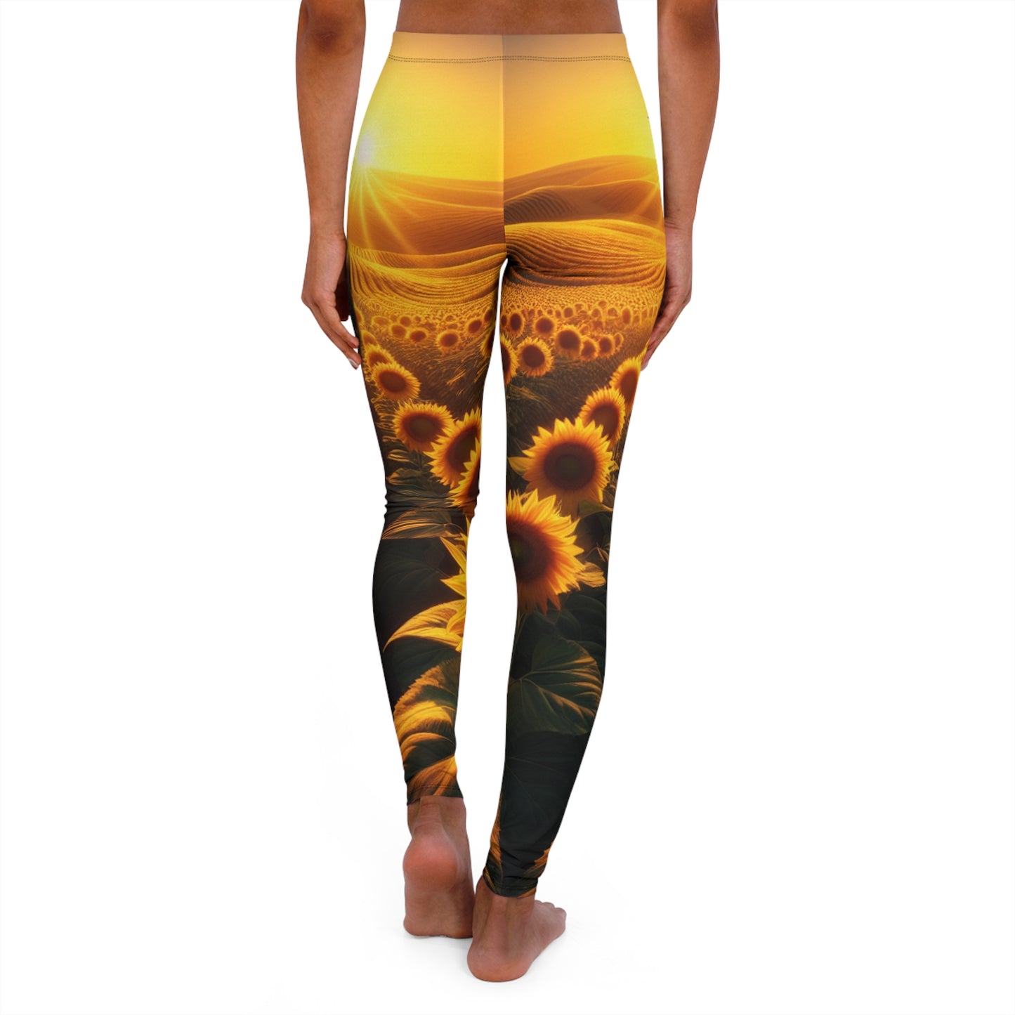 Amber Waves of Bloom - Leggings