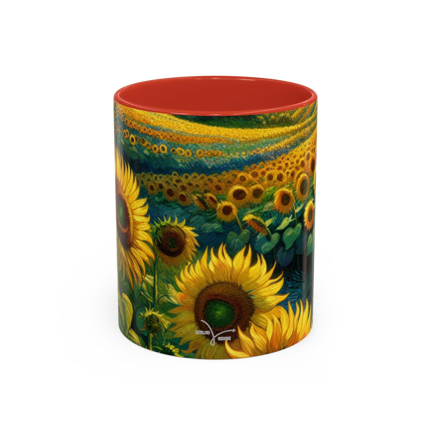 Sunset Serenade Sunflower Tapestry - Mugs