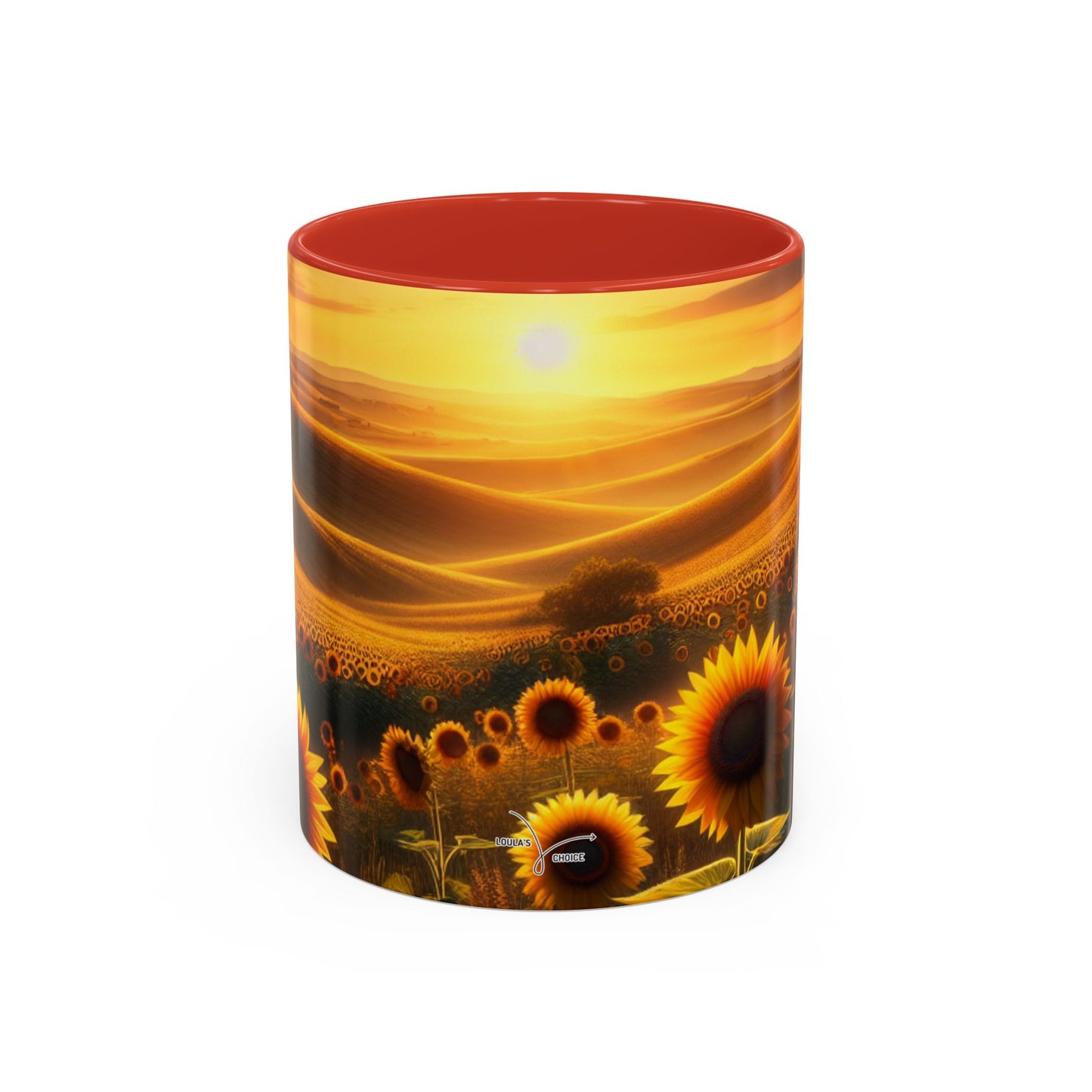 Amber Sunflower Serenade - Mugs
