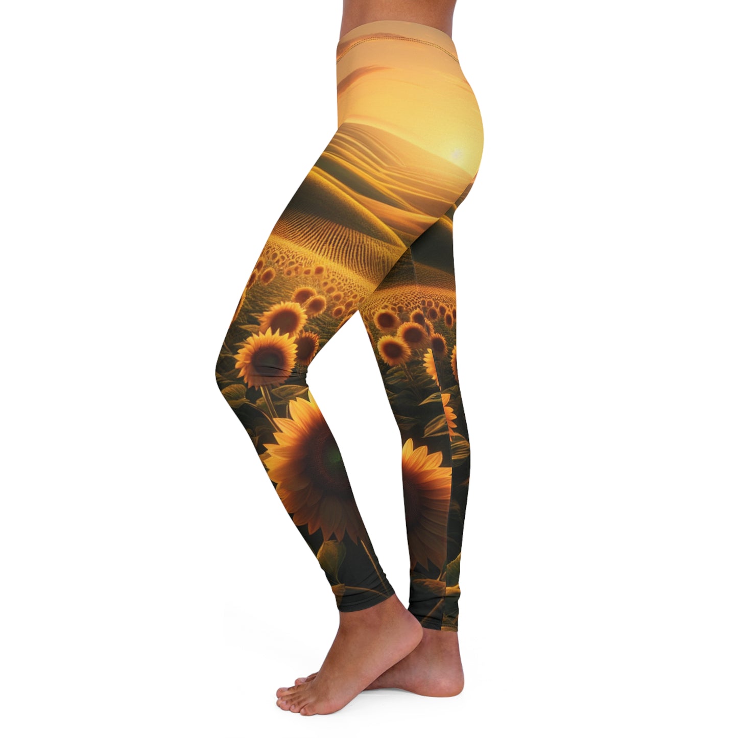 Amber Waves and Sunflower Blaze - Leggings