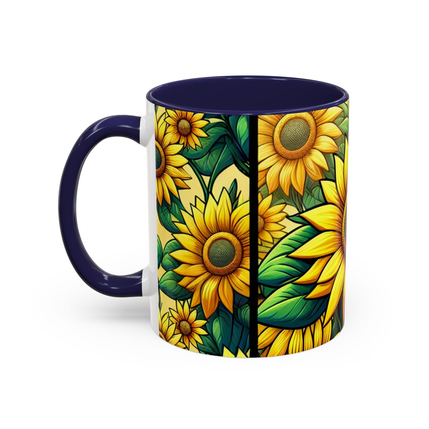 Golden Helianthus Haven - Mugs