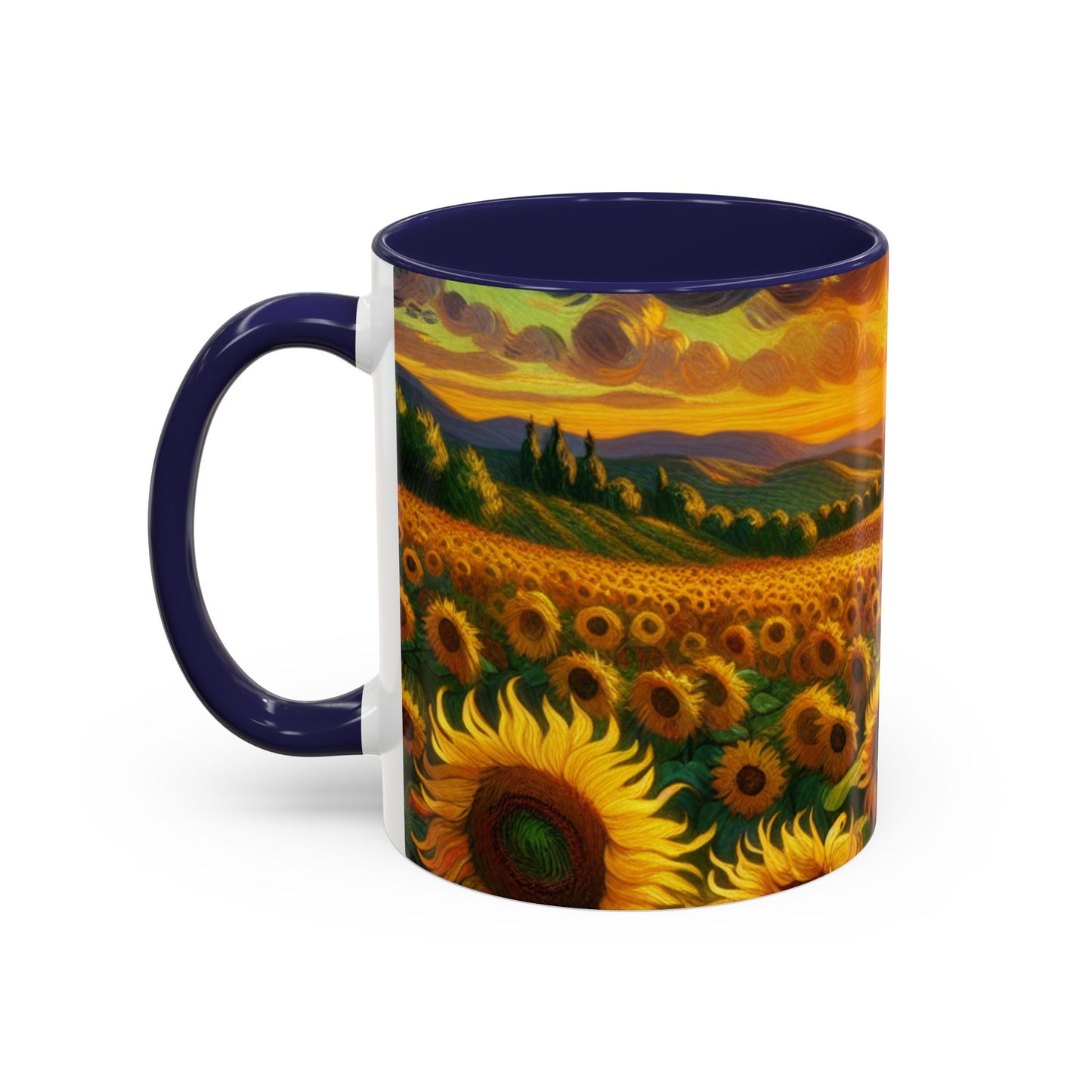 Golden Helios Tapestry - Mugs