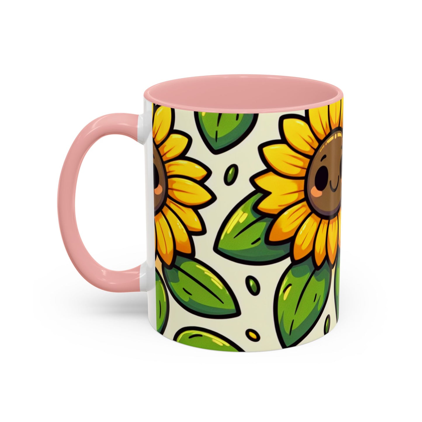 Sunny Smiles Floral Delight - Mugs