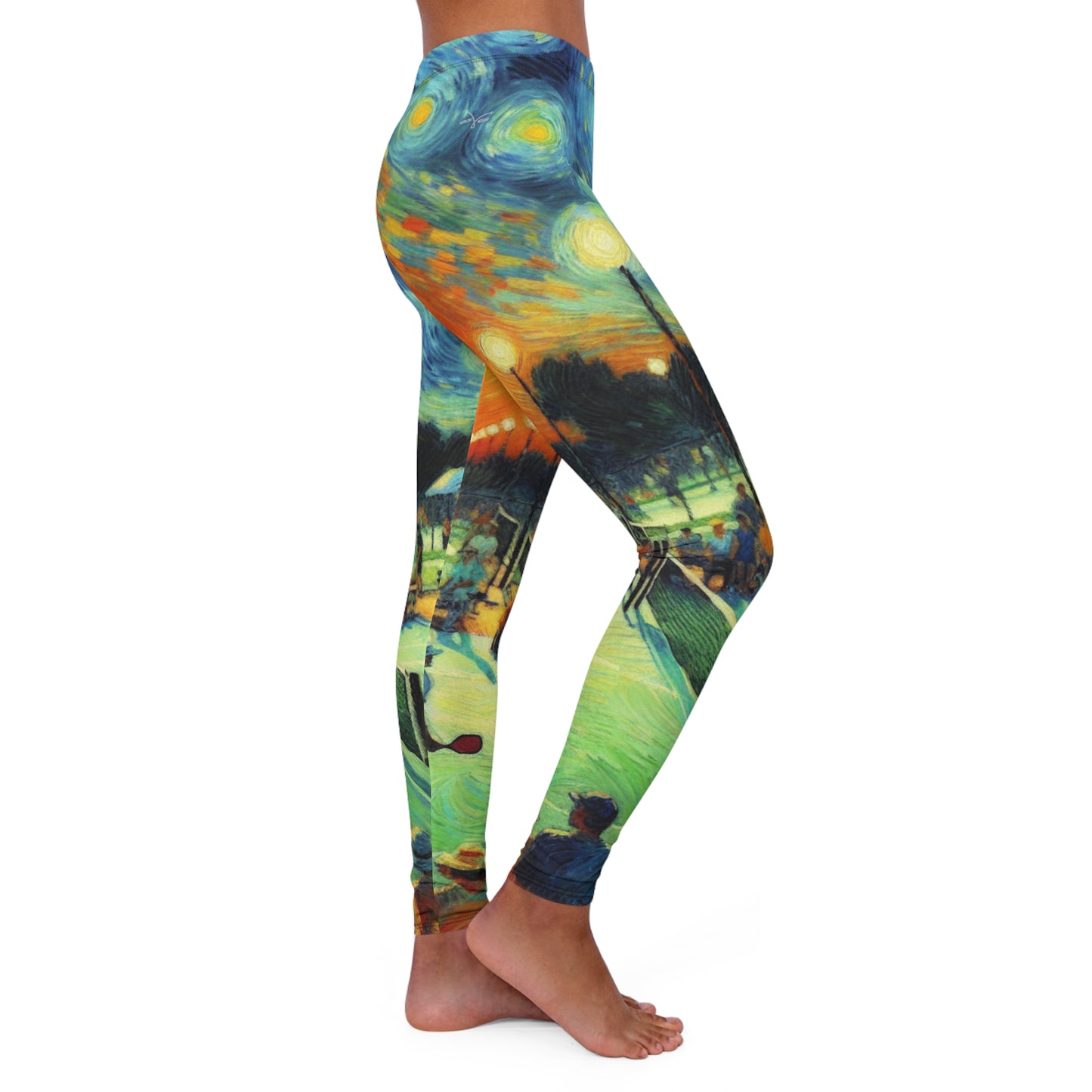 Starry Night Pickleball Match - Leggings