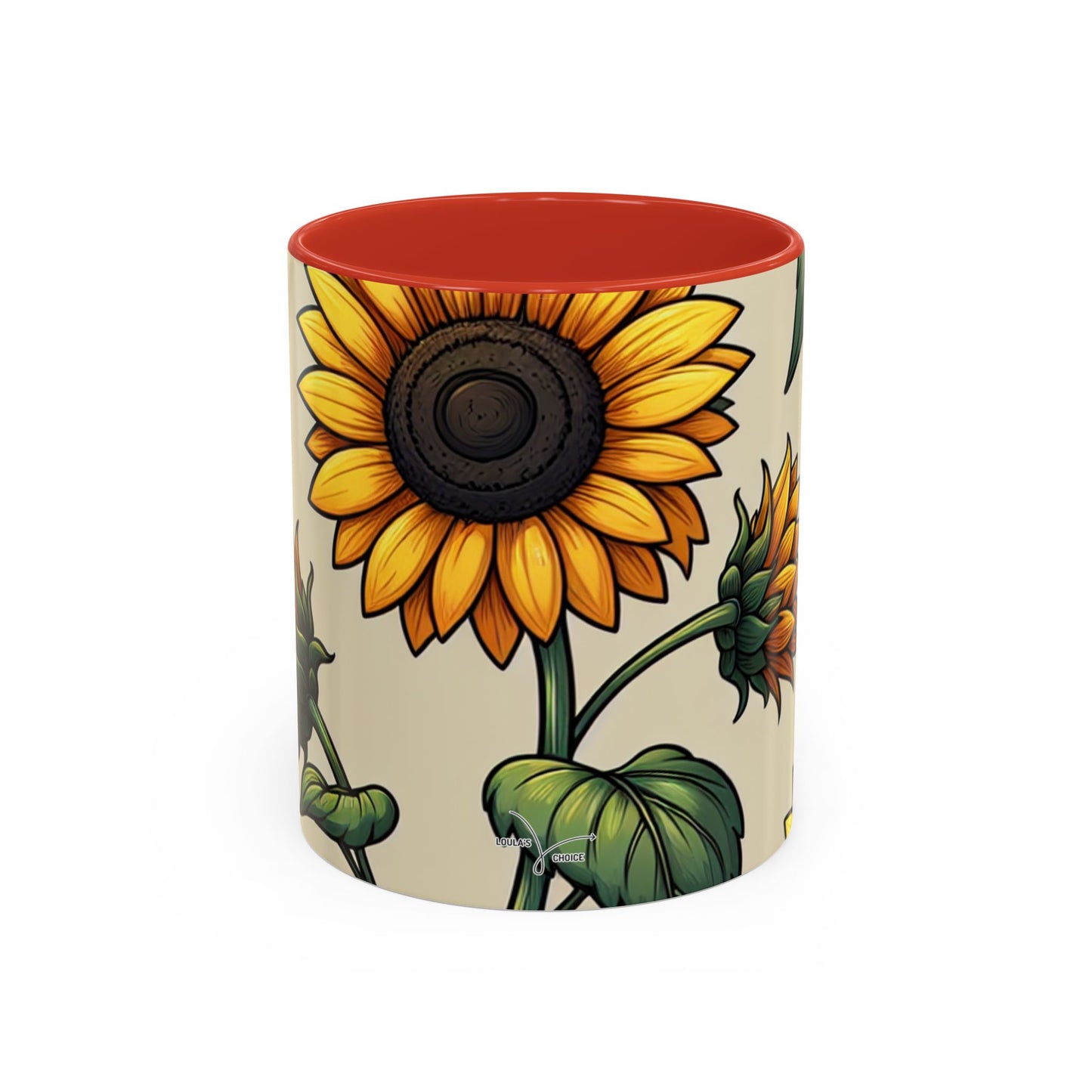 Sunlit Sunflower Serenade - Mugs