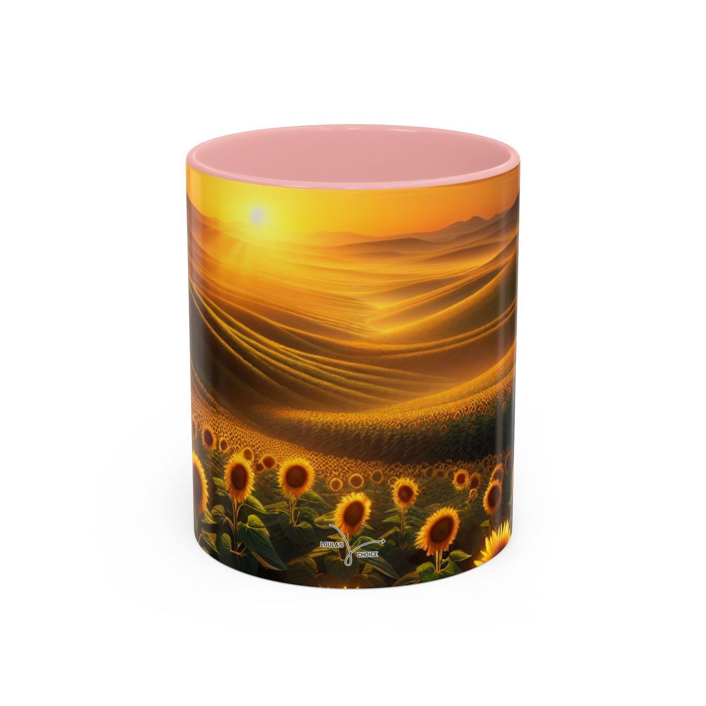 Amber Radiance Sunflower Valleys - Mugs