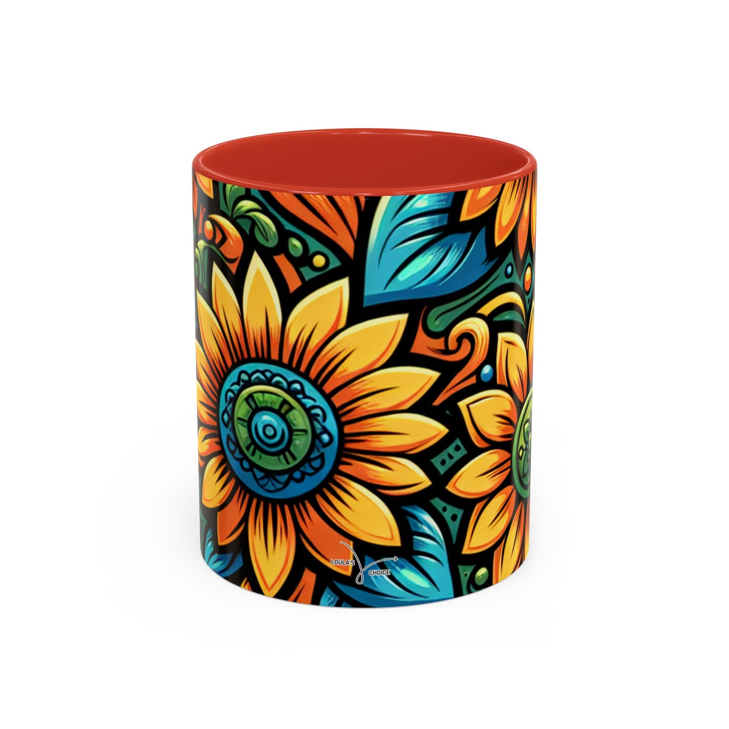 Enchanted Sunflower Mosaic - Mugs