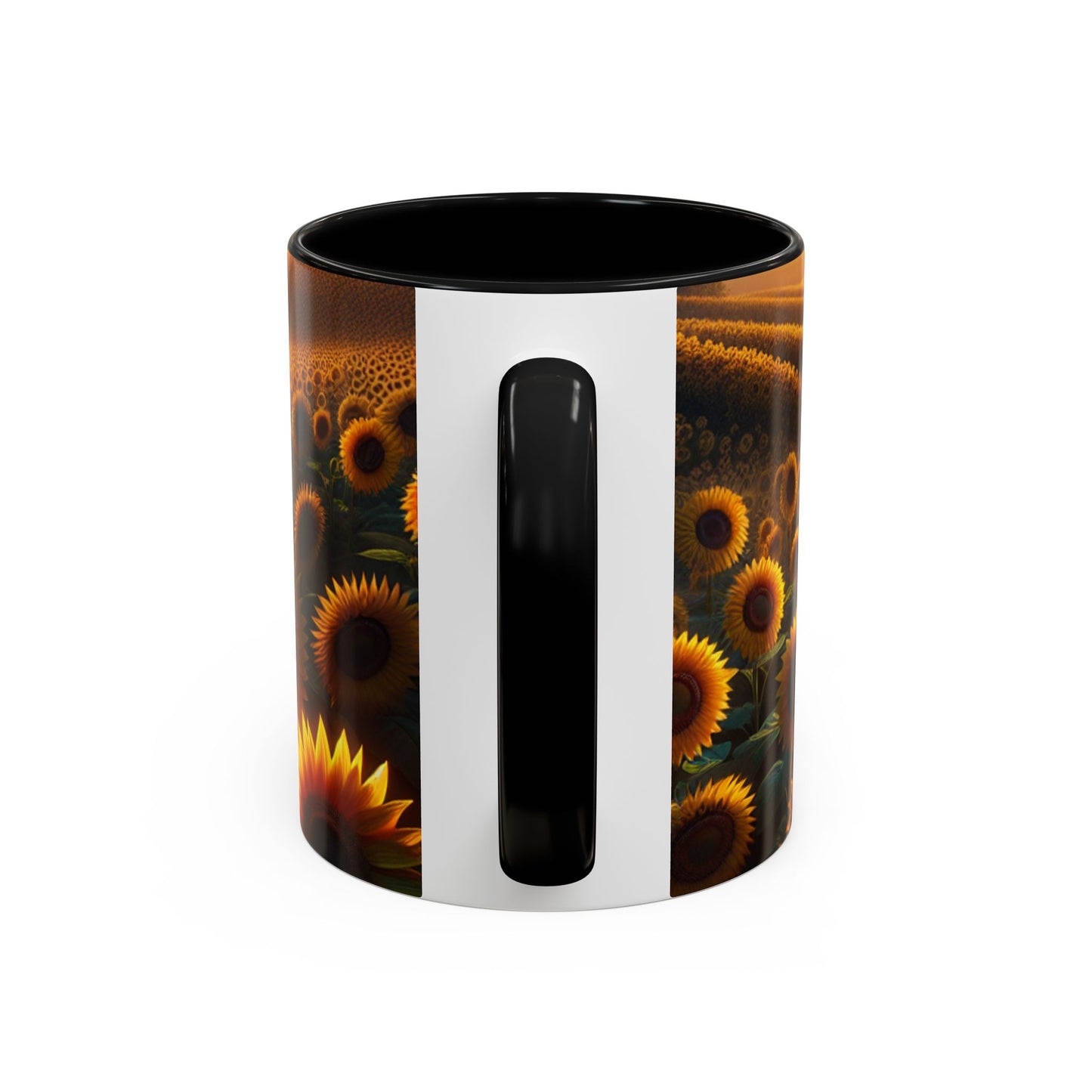 Golden Horizon Sunflower Fields - Mugs