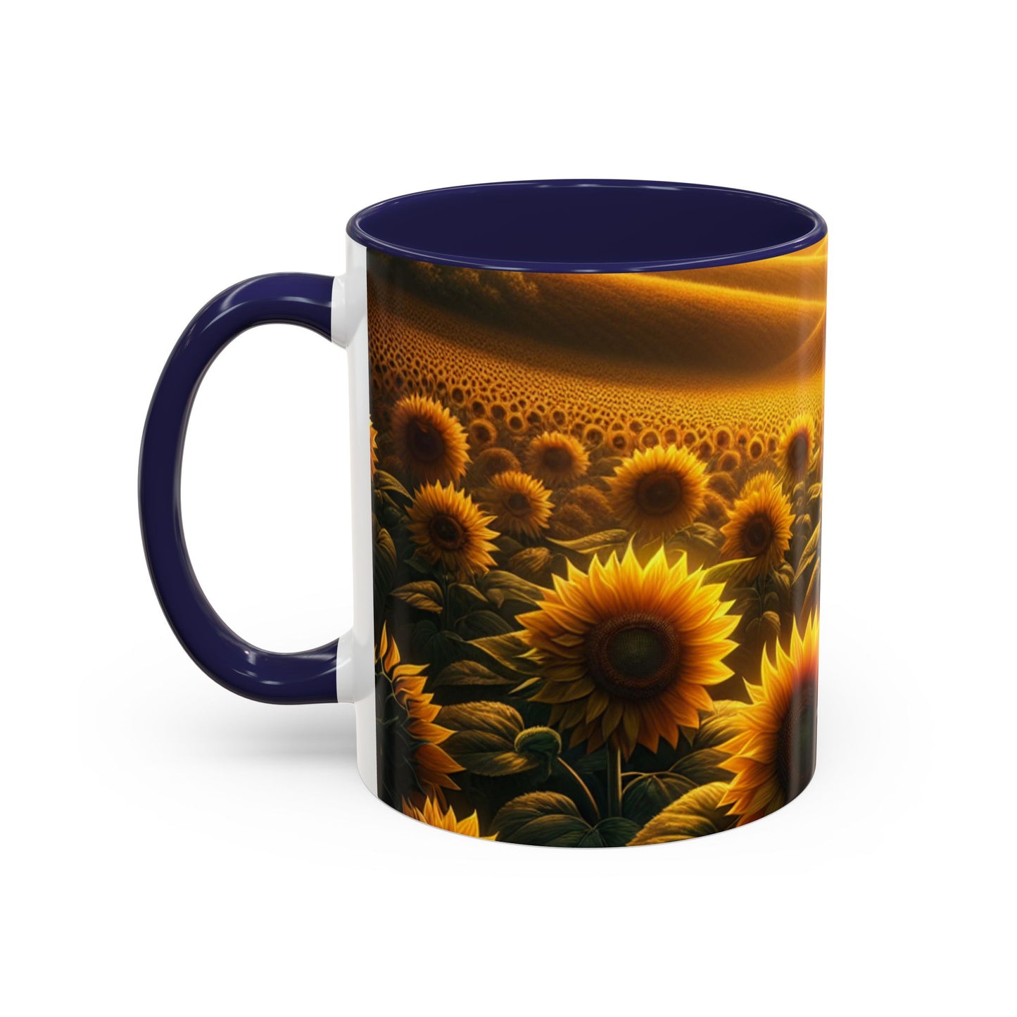 Golden Solstice Blossom - Mugs