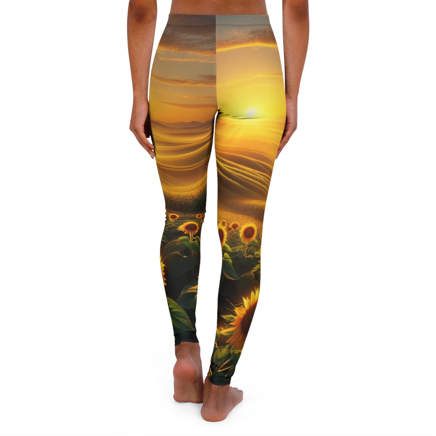 Amber Radiance Sunflower Valleys - Leggings