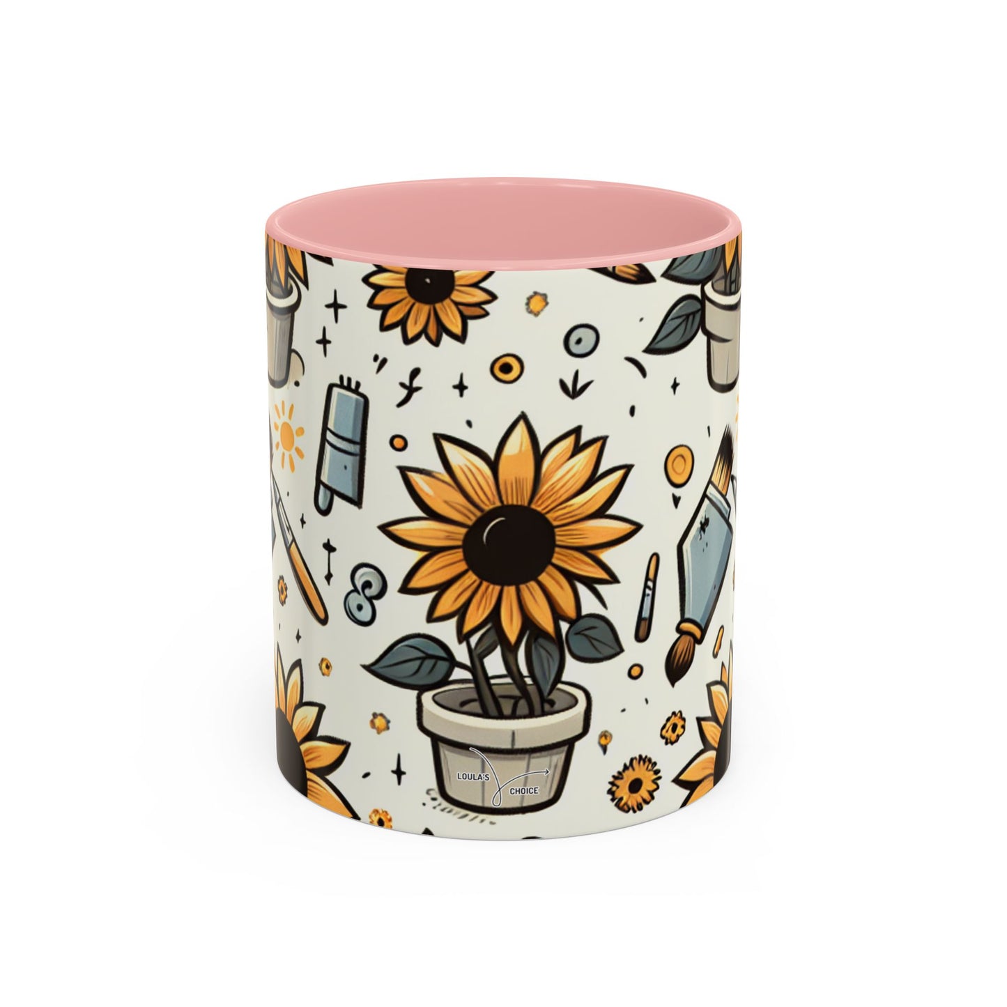 Sunflower Artistry Essence Pattern - Mugs