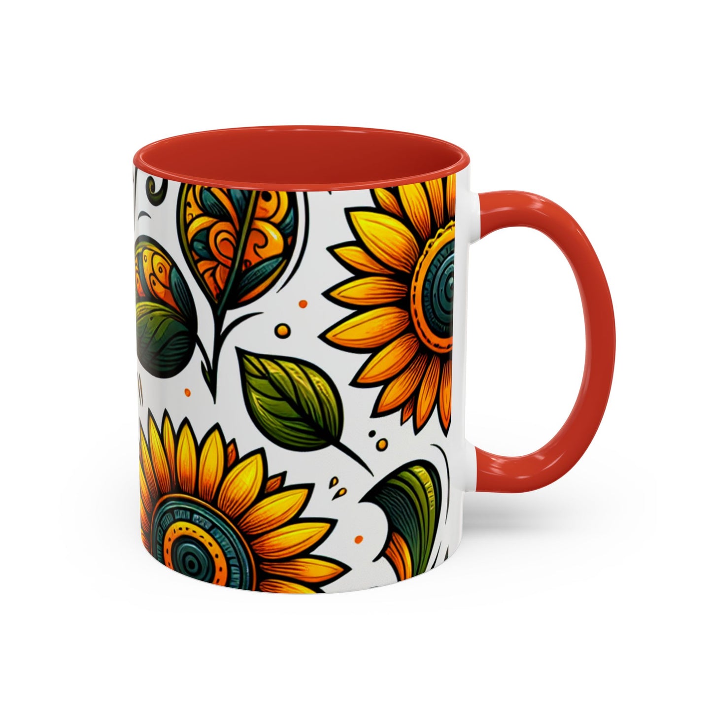 Sunlit Floral Harmony - Mugs