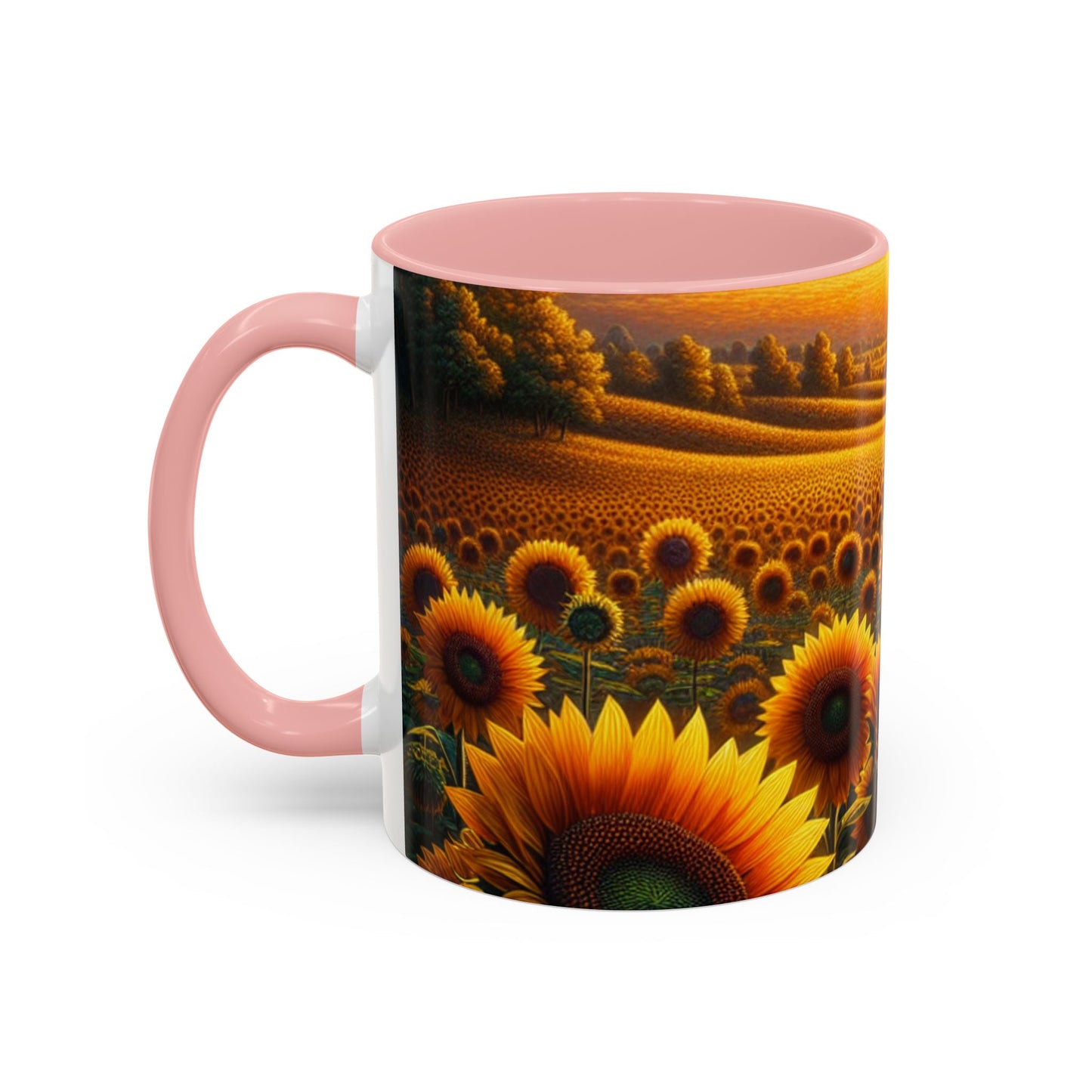 Amber Sunflower Serenade - Mugs
