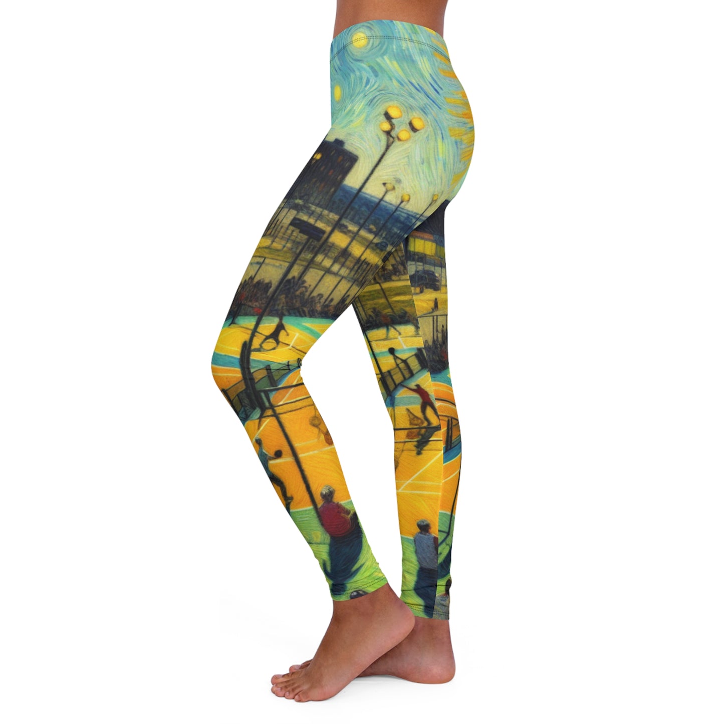 Starry Volleyball Evening - Leggings