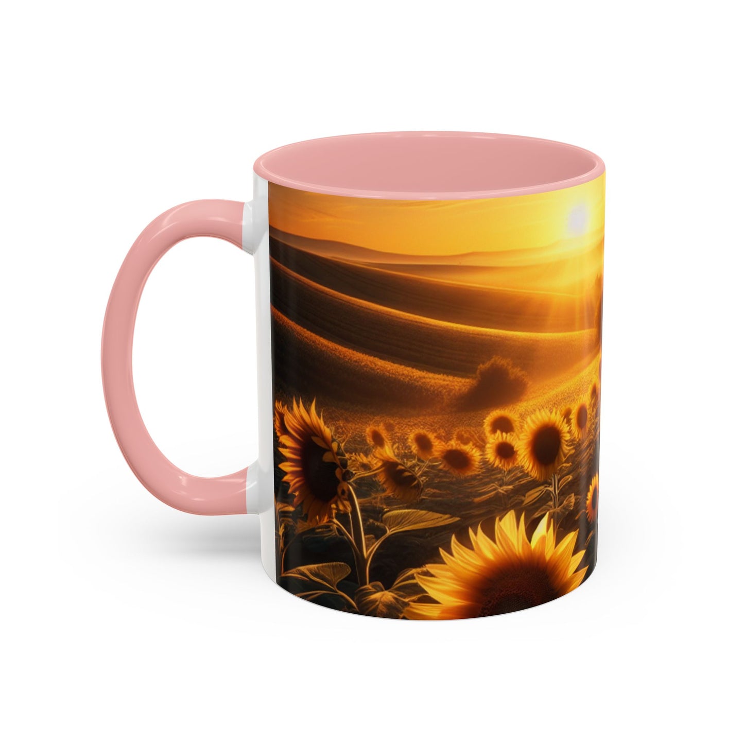 Golden Hour Sunflower Bliss - Mugs