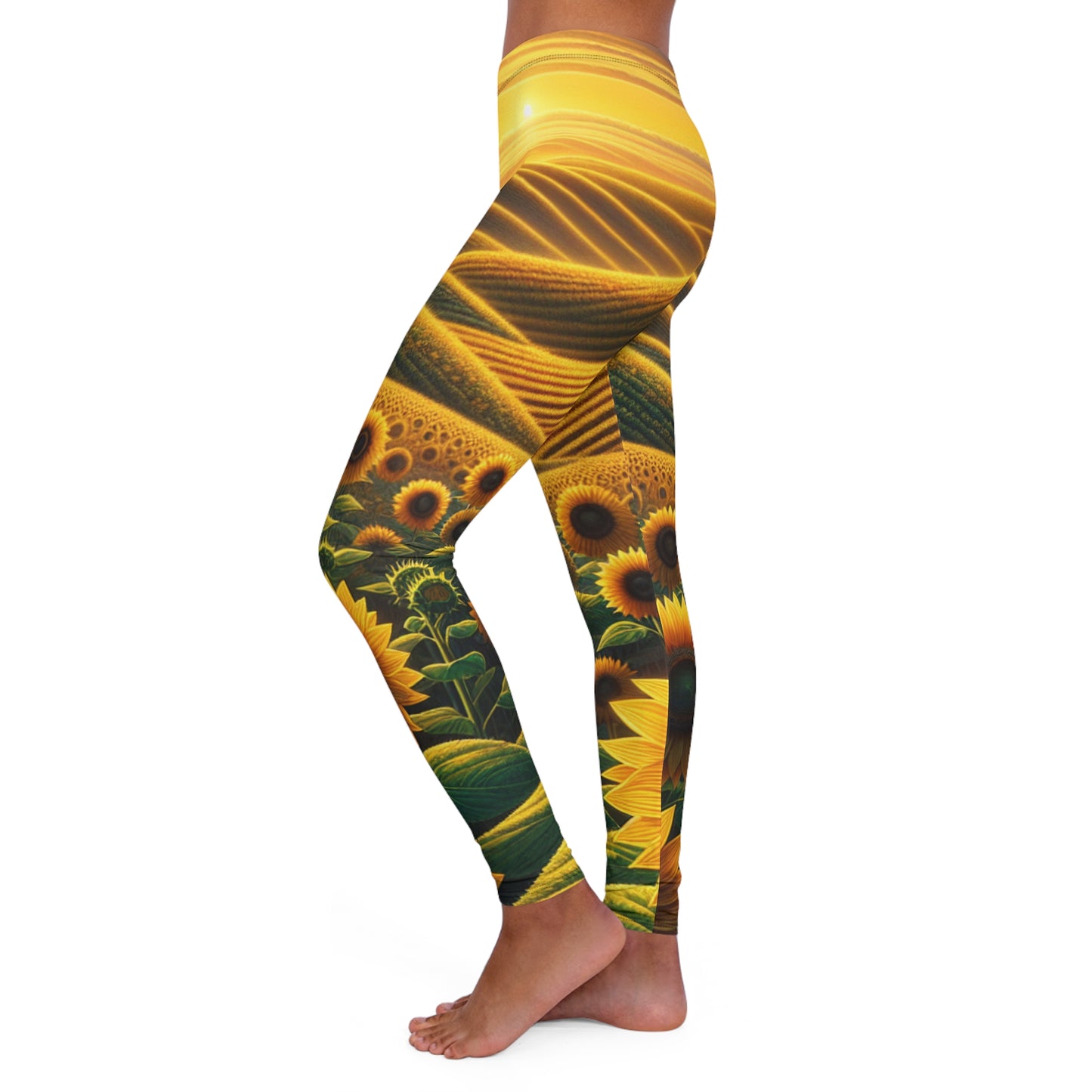 Amber Waves and Sunflower Blaze - Leggings