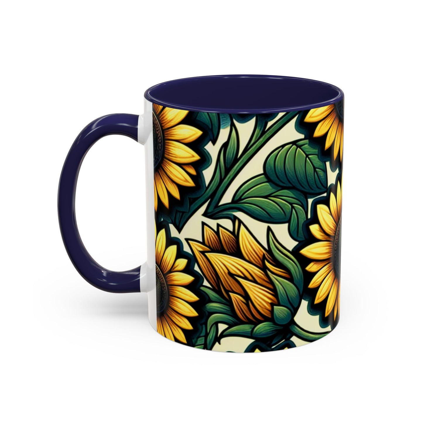 Sunlit Blossom Symphony - Mugs