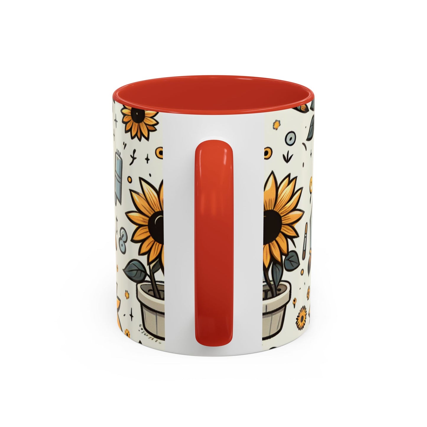 Sunflower Artistry Essence Pattern - Mugs