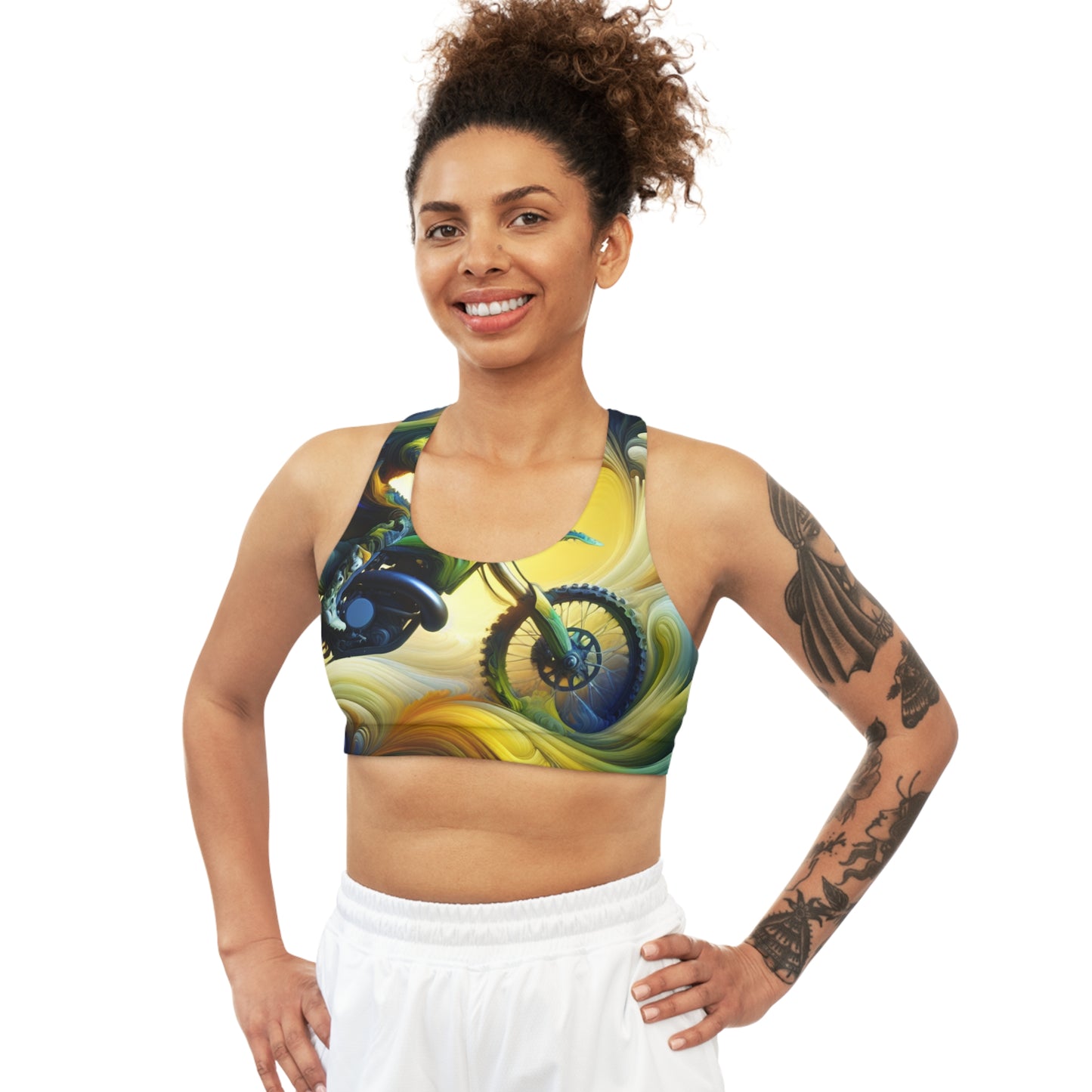 Moto Vortex Elegance - Sports Bra
